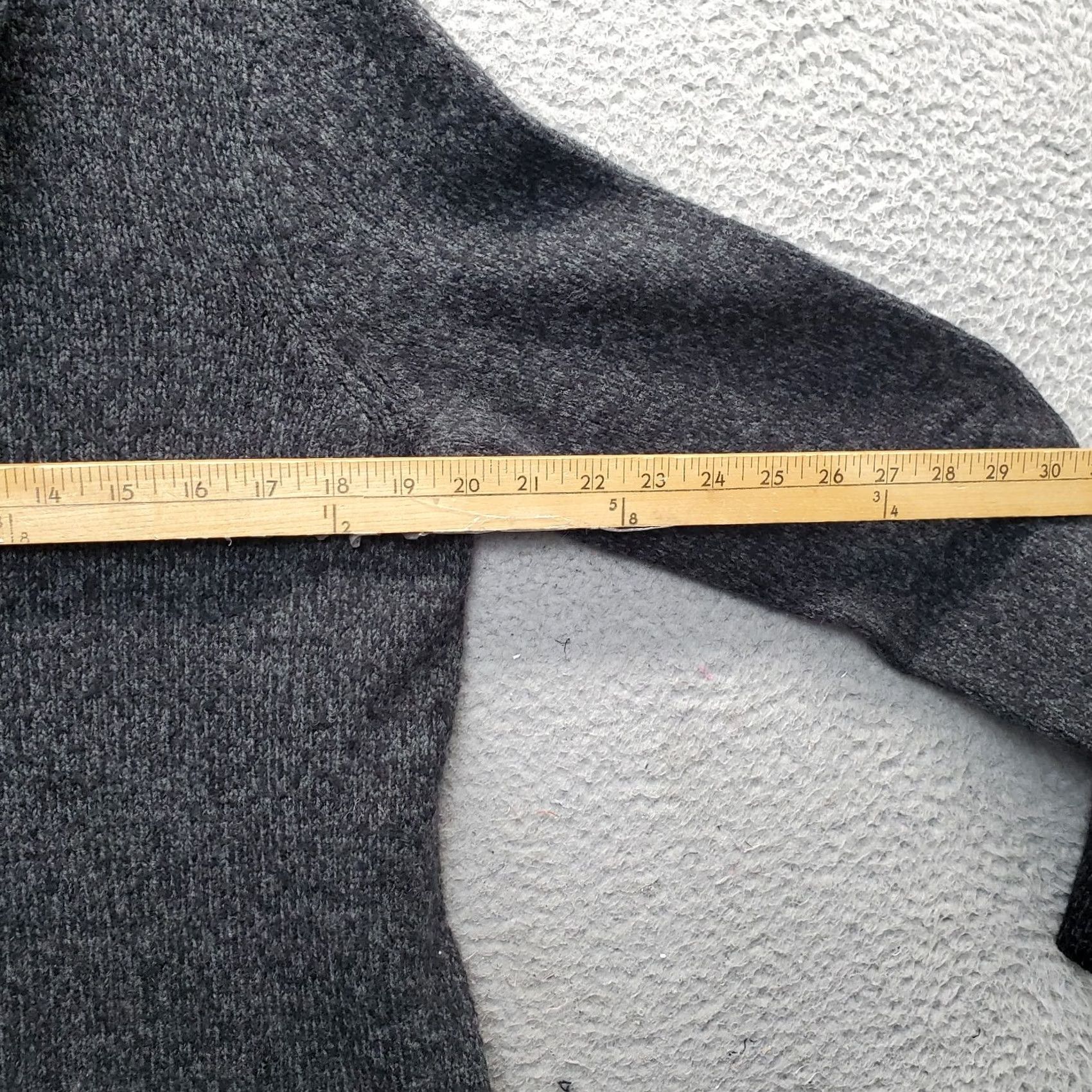 DKNY DKNY Sweater Womens L Gray Wool Blend Long Sleeve Turtleneck Slit Hem Pullover Casual Winter Knit Shirt Women’s L Size L / US 10 / IT 46 - 4 Thumbnail