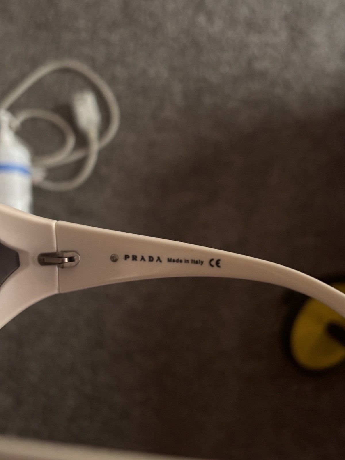 Prada × Vintage Prada Sunglasses white Size ONE SIZE - 5 Thumbnail