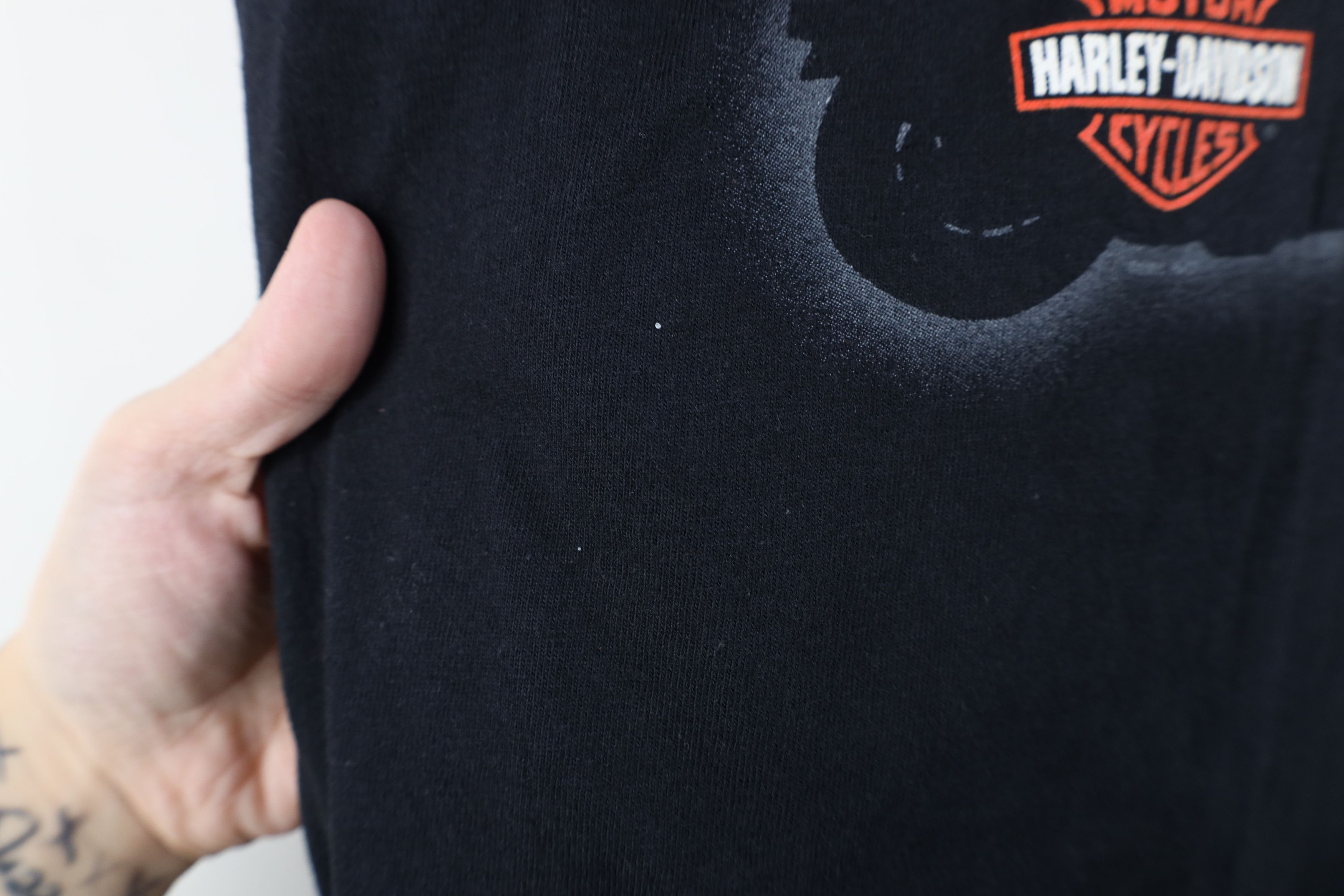 Harley Davidson Vintage Y2K 2000 Harley Davidson Logo New York T-Shirt USA Size US XXL / EU 58 / 5 - 6 Thumbnail