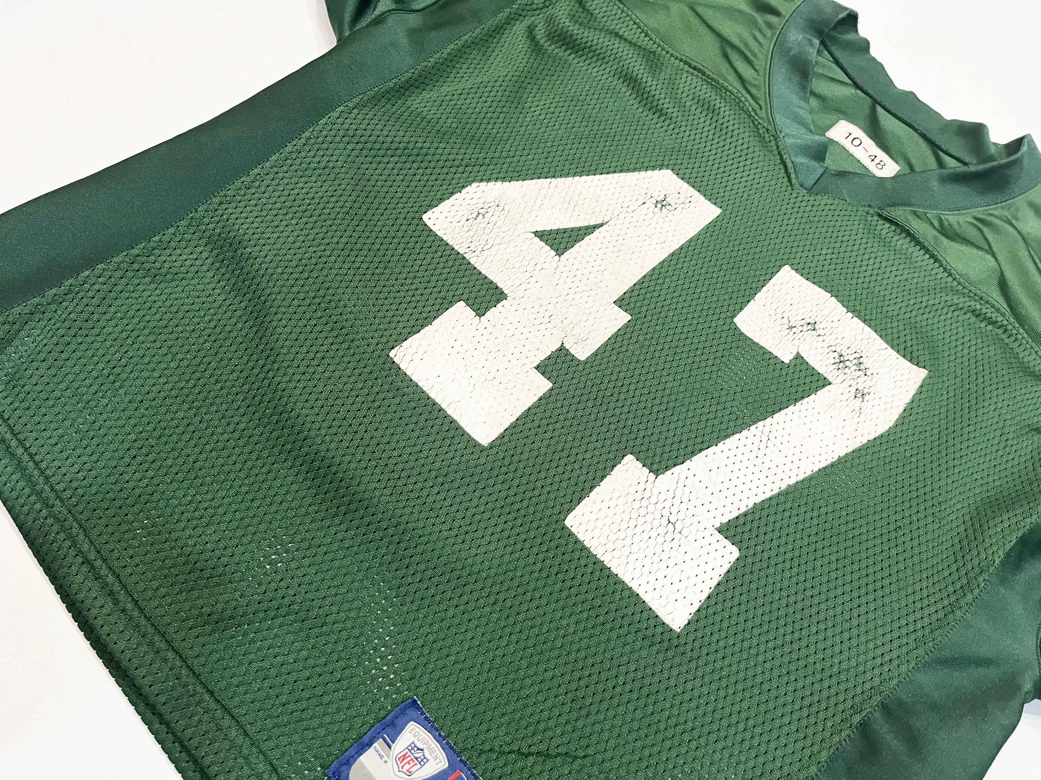 NFL × Reebok Reebok NFL 2010 New York Jets #47 Practice Worn Jersey Size US L / EU 52-54 / 3 - 8 Thumbnail