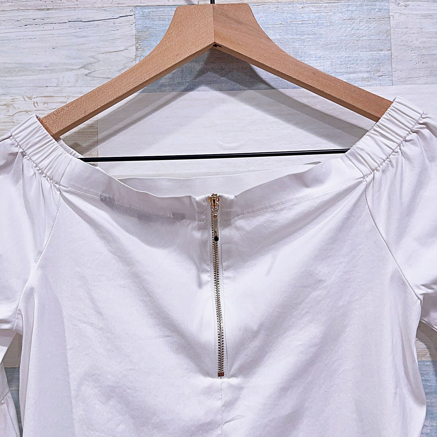 White House Black Market White House Black Market Off The Shoulder Top 3/4 Flare XXSP Size XXS / US 00 / IT 34 - 5 Thumbnail