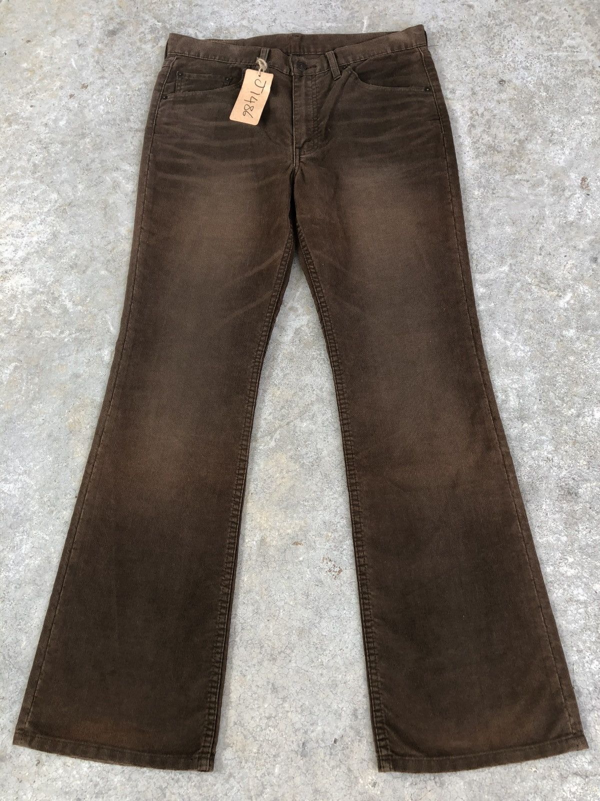 If Six Was Nine Levis 517 Flared Jeans Bootcut Corduroy Jeans Size US 33 - 2 Thumbnail