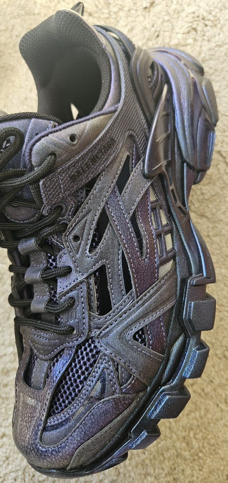 Balenciaga Balenciaga track 2 Metallic purple Size US 10 / IT 40 - 7 Thumbnail