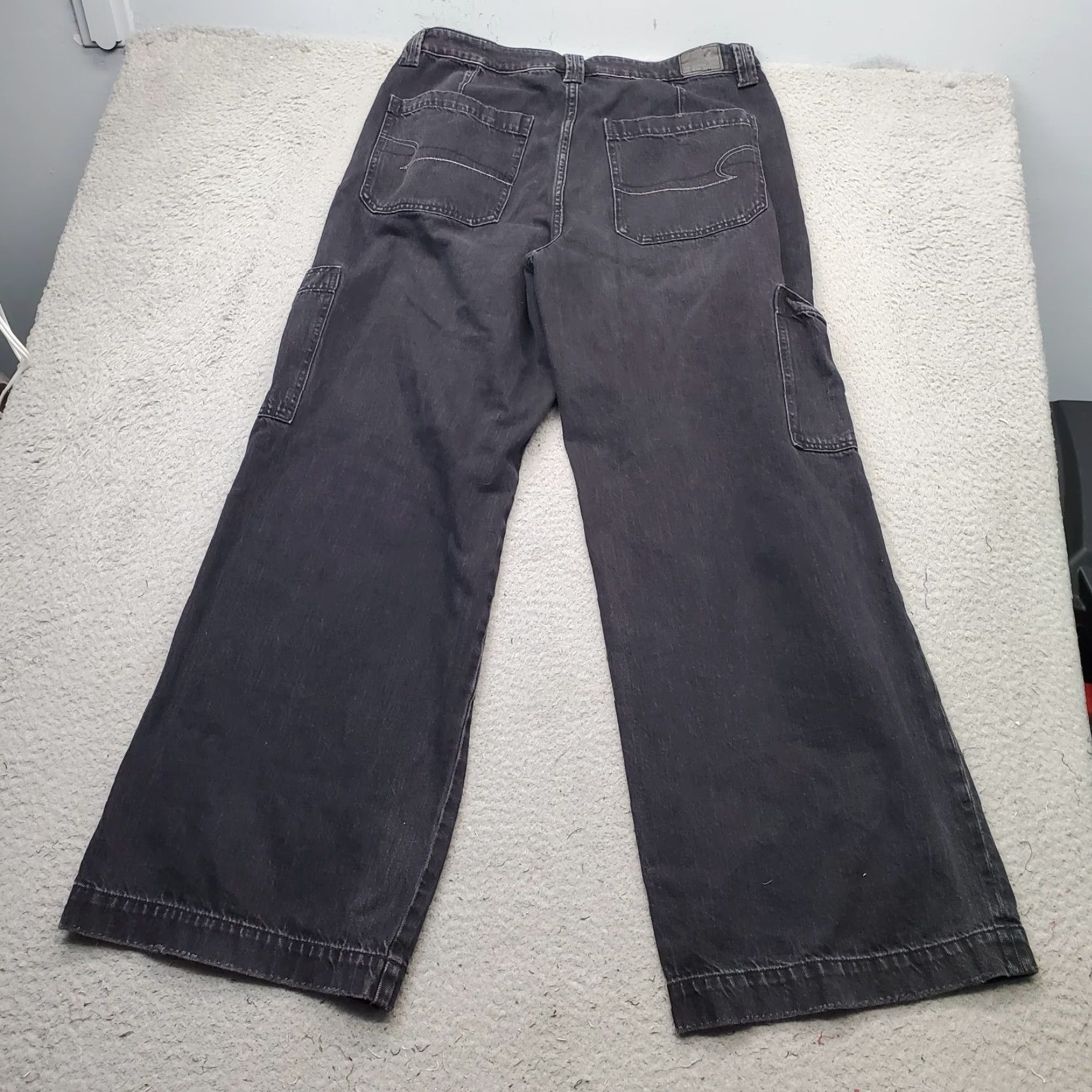 American Eagle Outfitters American Eagle Outfitters Jeans Womens 12 Black Denim Comfort Stretch Waistband Jeans Size 34" / US 12 / IT 48 - 2 Thumbnail
