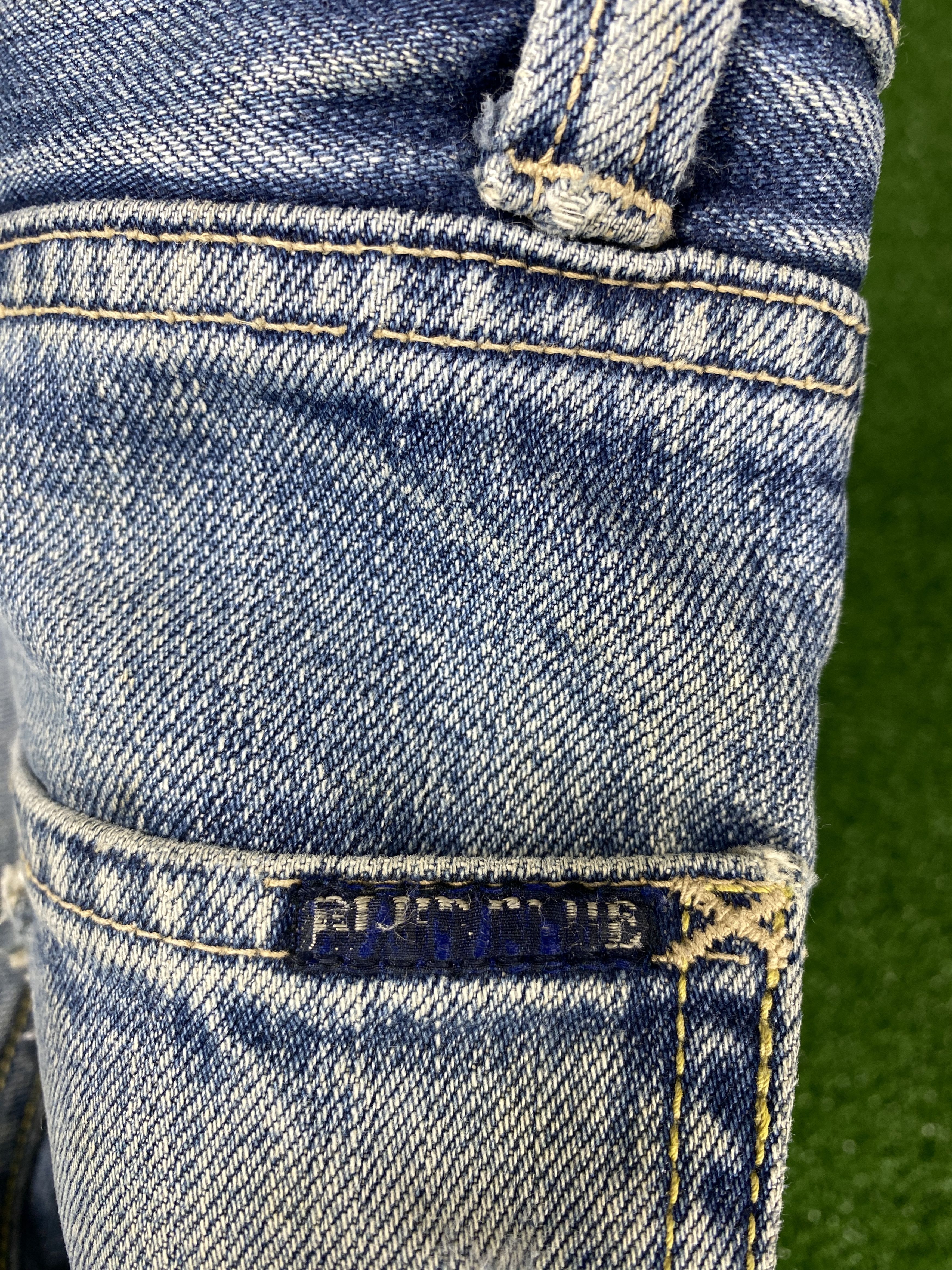 Japanese Brand Vintage Japanese Brand Distressed Faded Blue Jeans CP0065 Size US 34 / EU 50 - 11 Thumbnail
