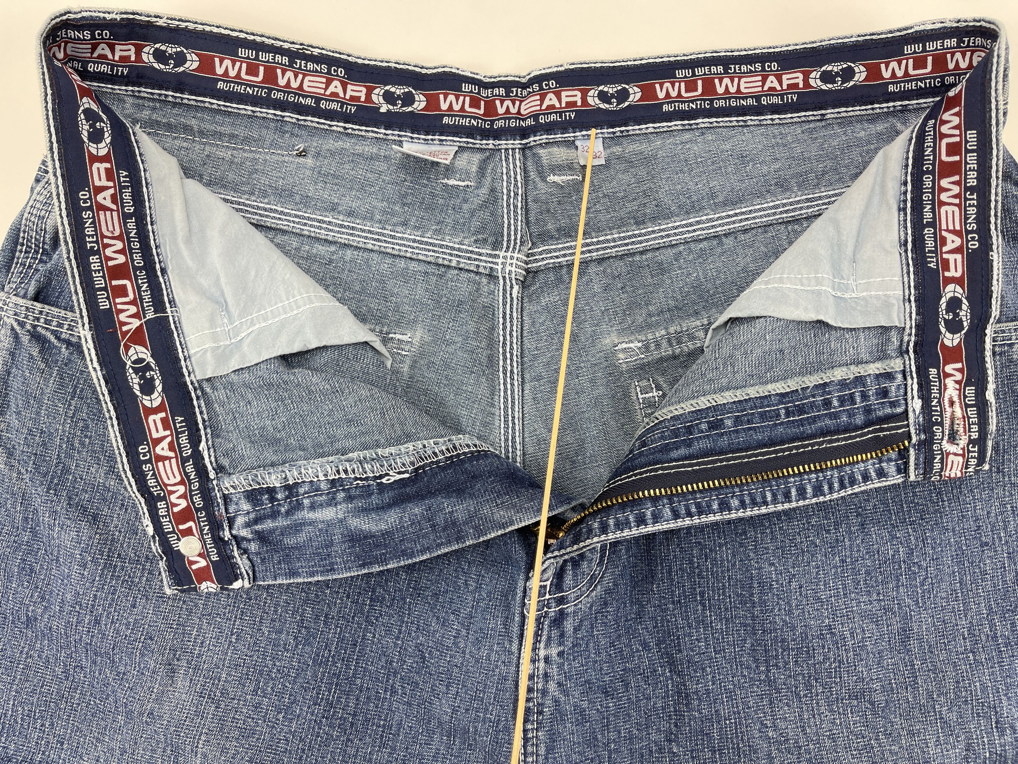 Wu-Tang Clan WU WEAR jeans, vintage hip hop baggy, 90s Wu-Tang Clan W 32 Size US 32 / EU 48 - 12 Thumbnail