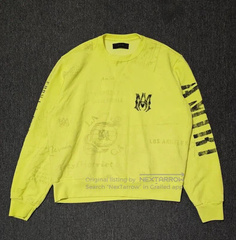 Amiri Amiri Oversize Men's Graphic Sweatshirt. Size US M / EU 48-50 / 2 - 1 Thumbnail