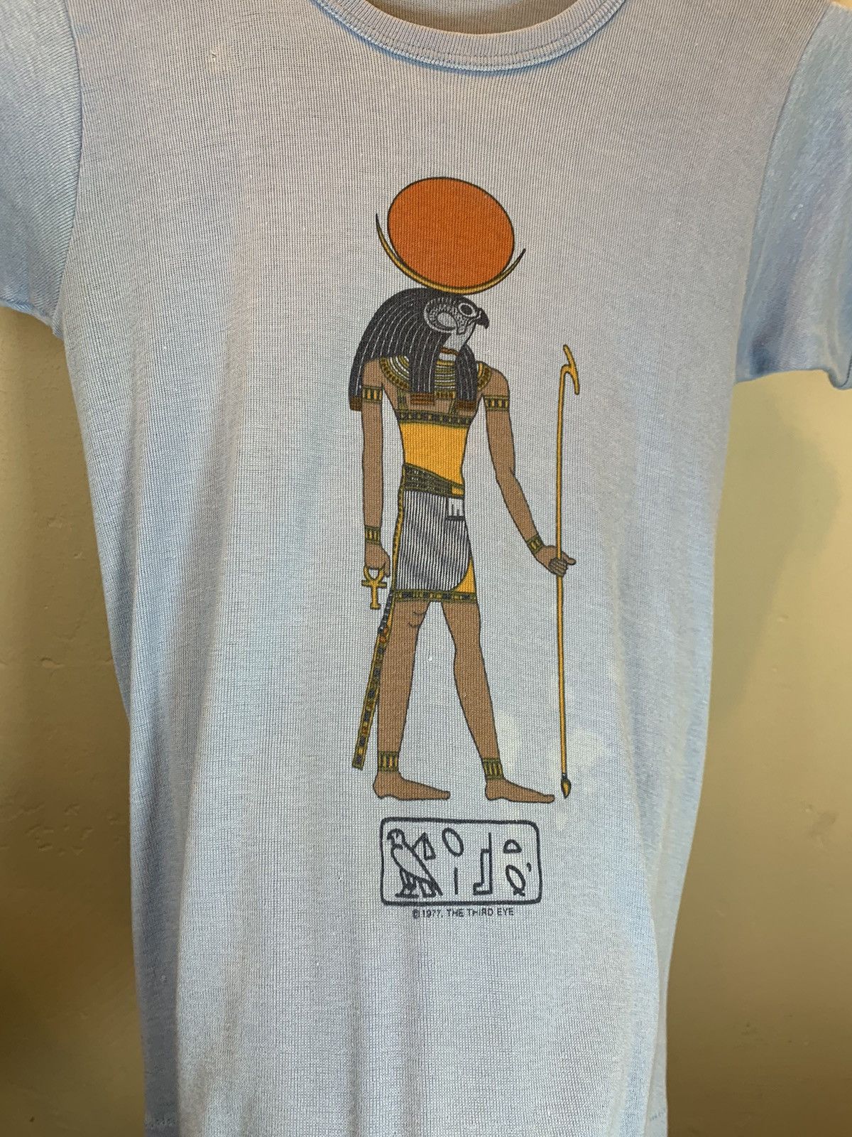 Vintage *RARE* Vintage 70’s Ancient Egyptian Art Single Stitch Shirt Size US S / EU 44-46 / 1 - 2 Thumbnail