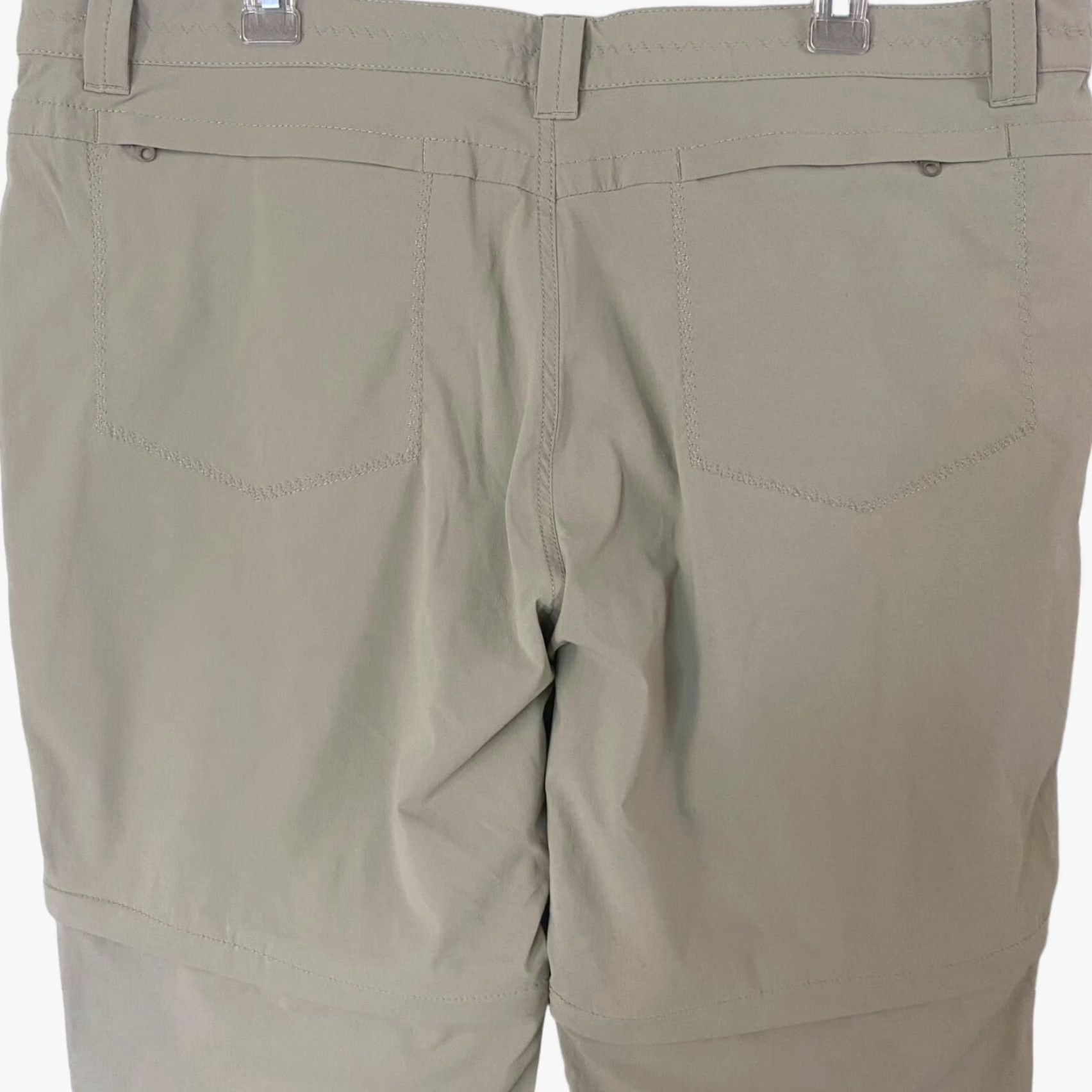 Eddie Bauer Eddie Bauer Travex Convertible Pants Womens Size 16 Tan Nylon Stretch Hiking New Size 38" / US 16 / IT 52 - 6 Thumbnail