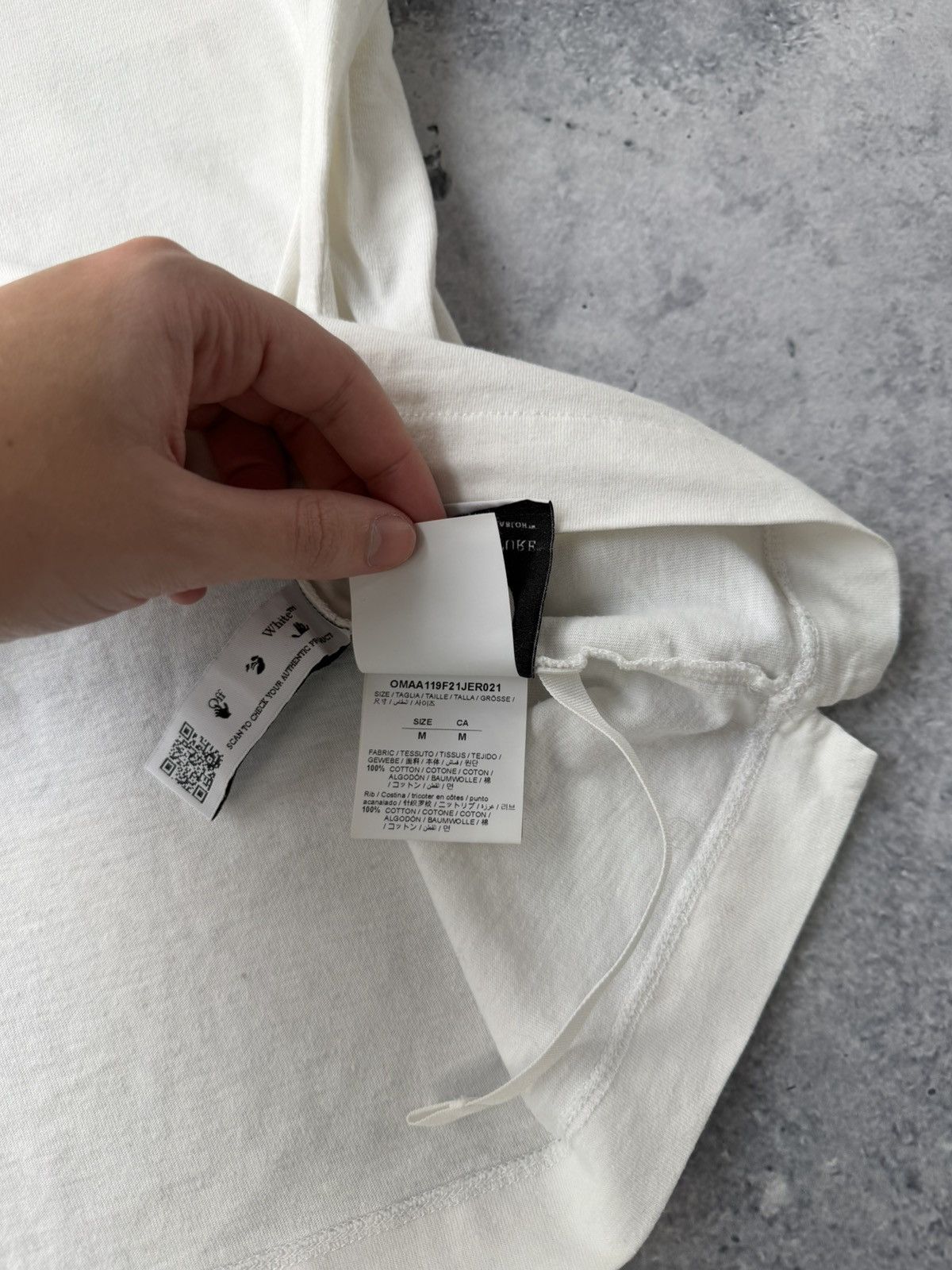 Off-White Off-white spray marker skate white tee Size US M / EU 48-50 / 2 - 5 Thumbnail