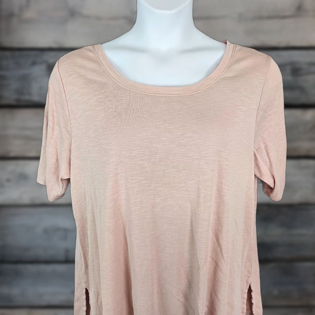J. Jill **J Jill Women Plus Size Pink Cotton Scoop Neck Elbow Sleeve T-Shirt** User: **J Jill Women 2X Pink Cotton Scoop Neck Elbow Sleeve T-Shirt** Size XXL / US 16-18 / IT 52-54 - 1 Thumbnail