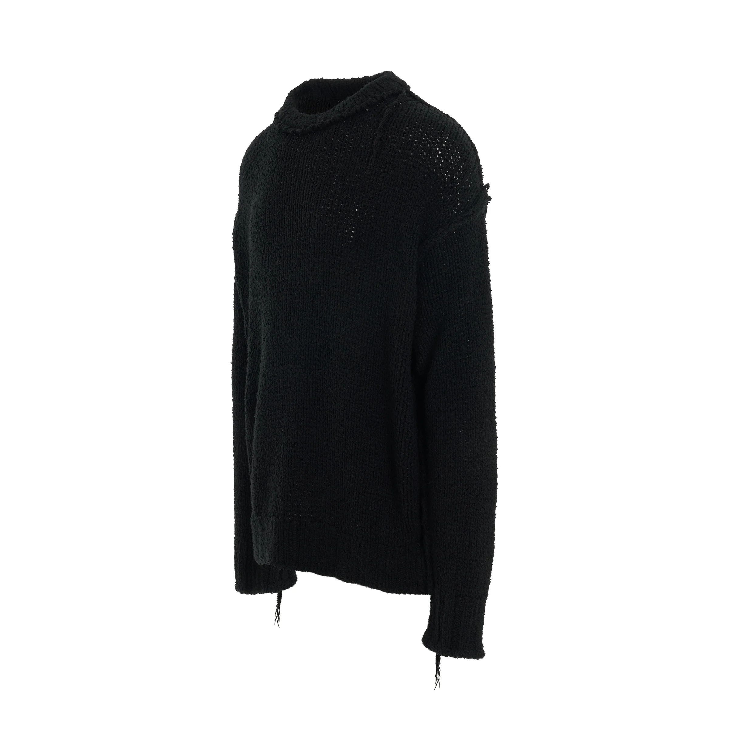 Sacai o1mris0824 Knit Pullover in Black Size US L / EU 52-54 / 3 - 2 Thumbnail