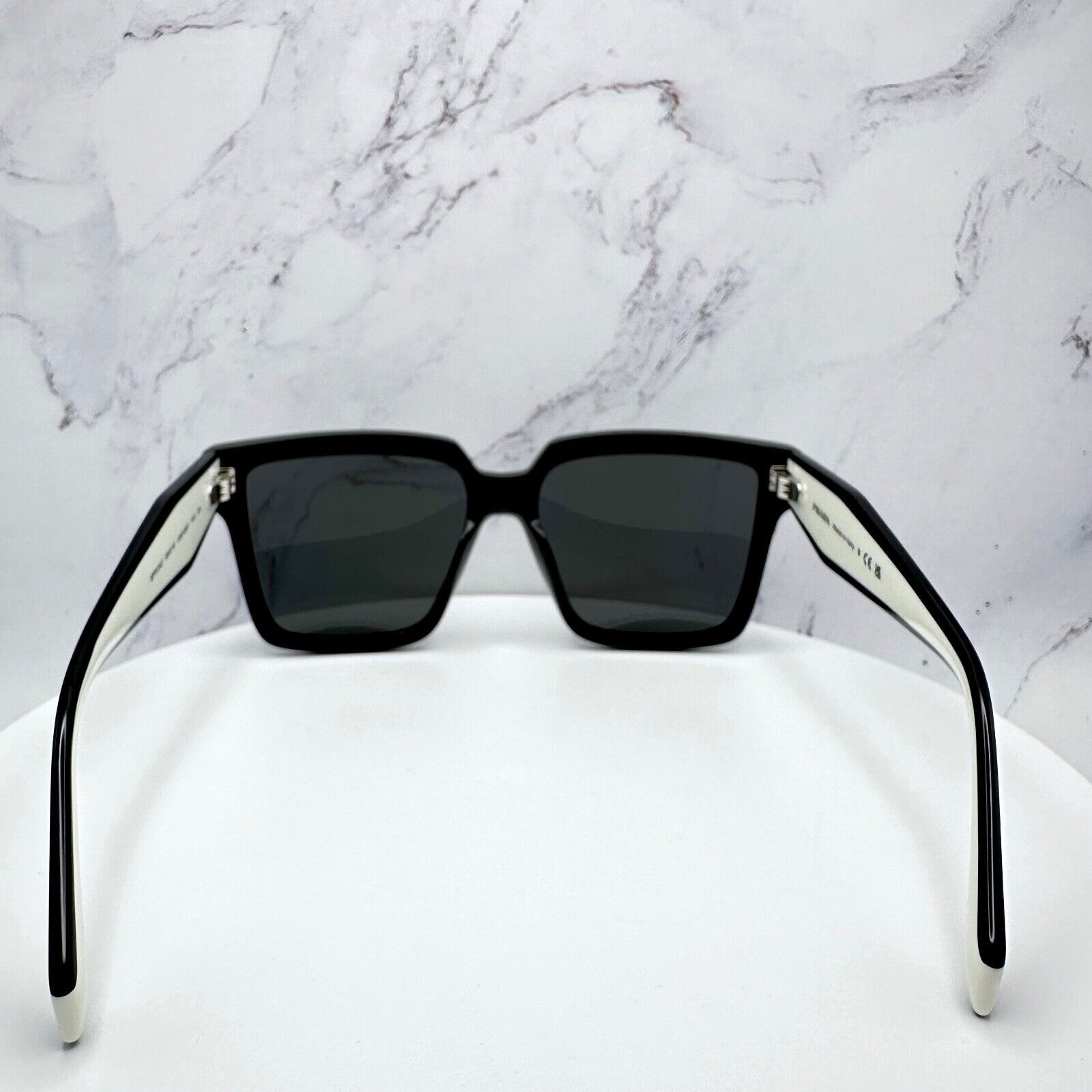 Prada New Prada Sunglasses Black White Symbole Logo Authentic Size ONE SIZE - 18 Thumbnail