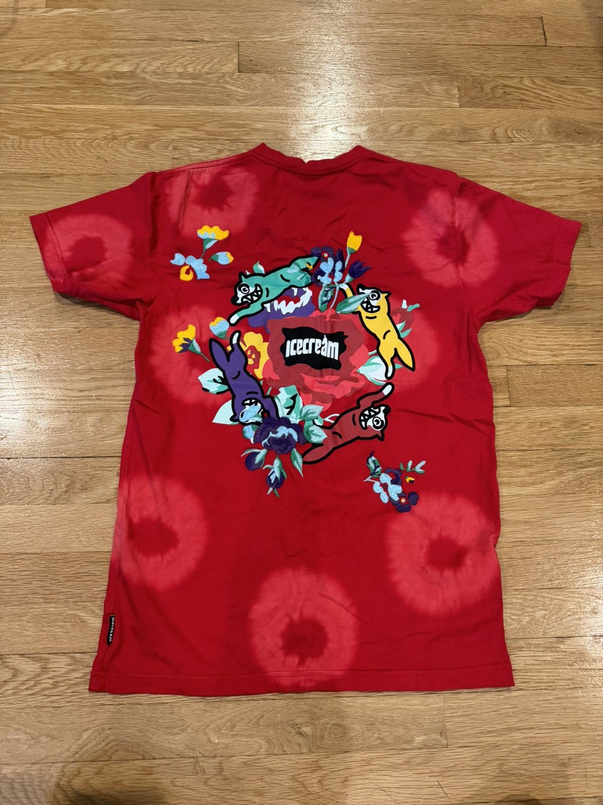 Icecream Ice cream embroidered tie dye shirt Size US S / EU 44-46 / 1 - 2 Thumbnail
