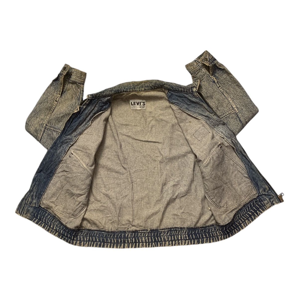 Dockers × Levi's Vintage Clothing Rare Design Vintage Levi’s Denim Jackets Size US L / EU 52-54 / 3 - 3 Thumbnail