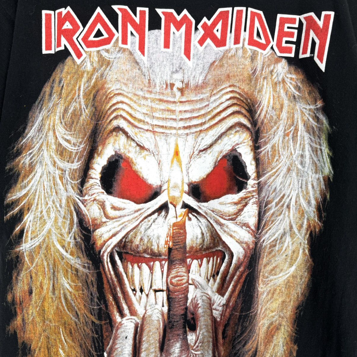 Band Tees Vintage 1997 Iron Maiden Candle Finger Euro Licensed T Shirt Size US L / EU 52-54 / 3 - 4 Thumbnail