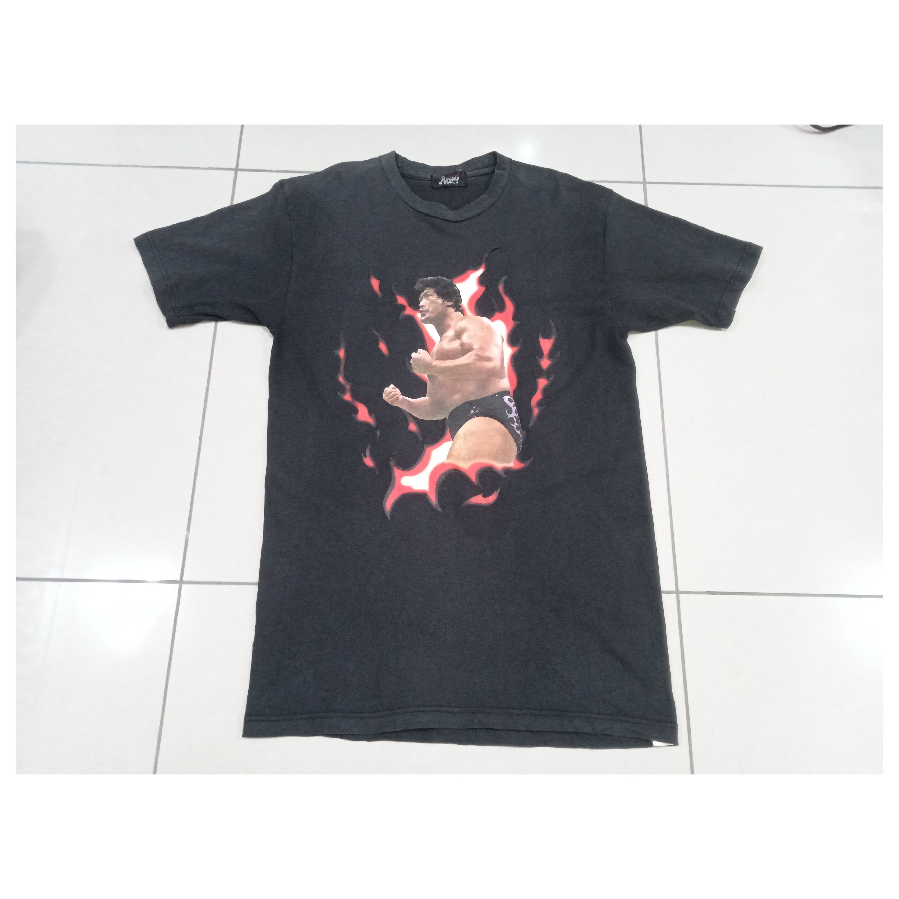 WWF Vintage 00s Pro Wrestling Noah Kenta Kobashi T Shirt Size US M / EU 48-50 / 2 - 1 Thumbnail