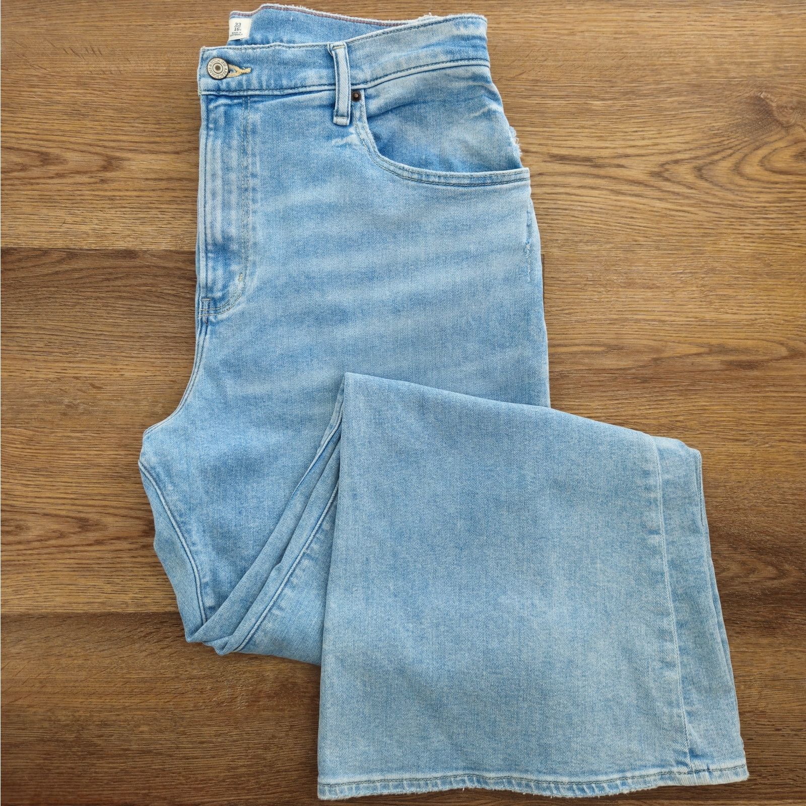 Abercrombie & Fitch A&F The Flare Ultra High Rise Jeans Size 33/16 Short Size 36" / US 14 / IT 50 - 5 Thumbnail