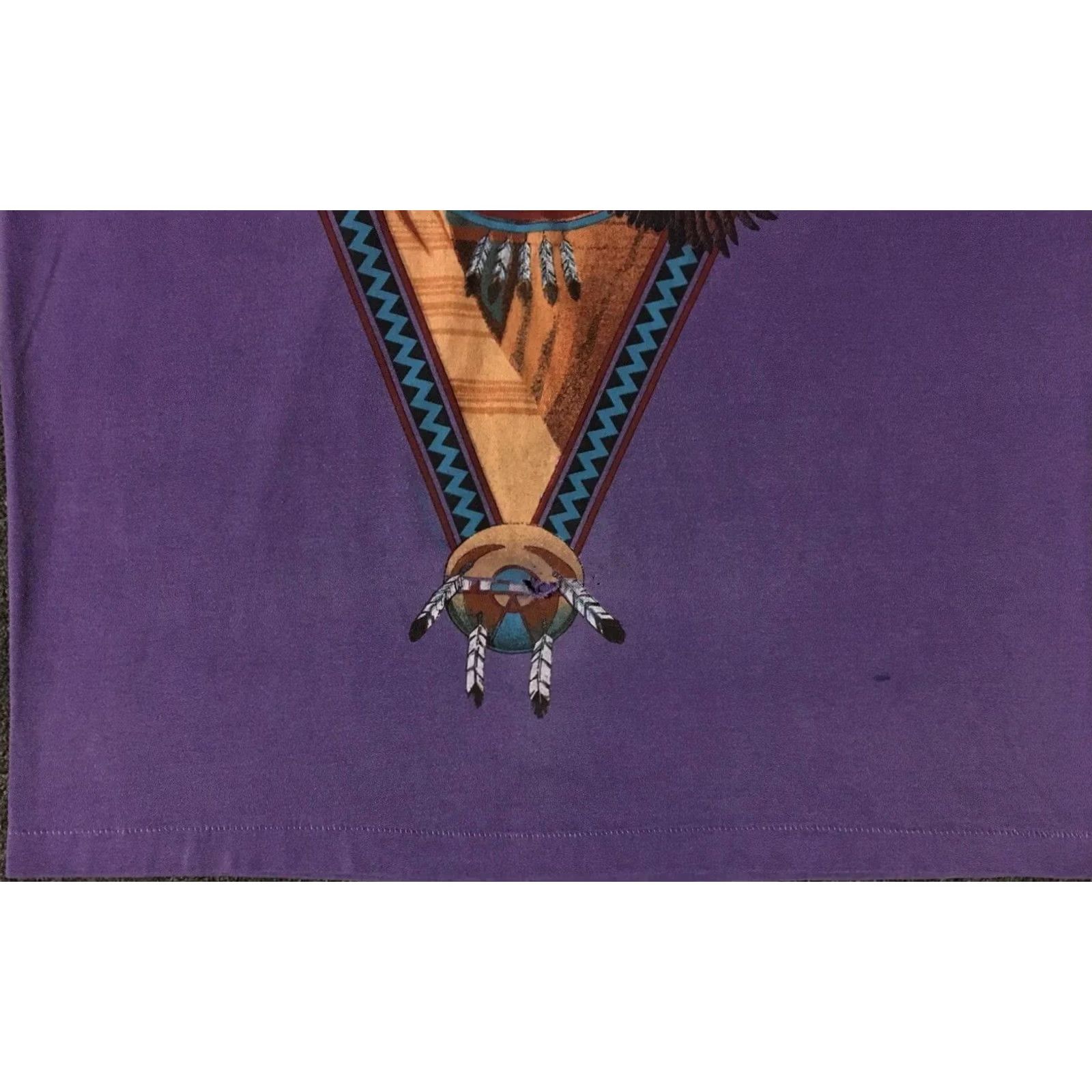 Vintage VINTAGE Eagle Faded Shirt L Mens Purple 90s Harley Davidson Biker Grunge Native Art 80s 70s Innate Retro Rockabilly USA Cotton Graphic Tee Size US L / EU 52-54 / 3 - 5 Thumbnail