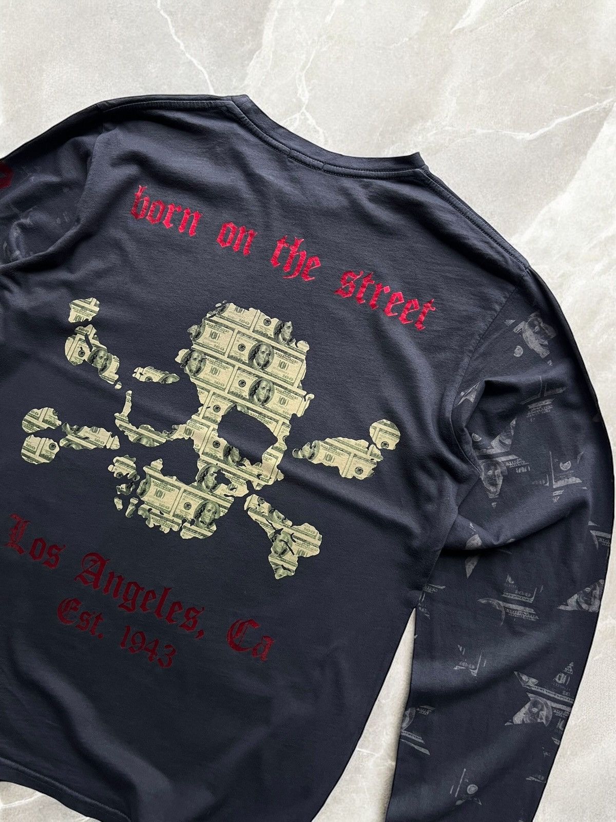 Christian Audigier SMET by CHRISTIAN AUDIGIER long sleeve tee Rap y2k vintage Size US L / EU 52-54 / 3 - 4 Thumbnail