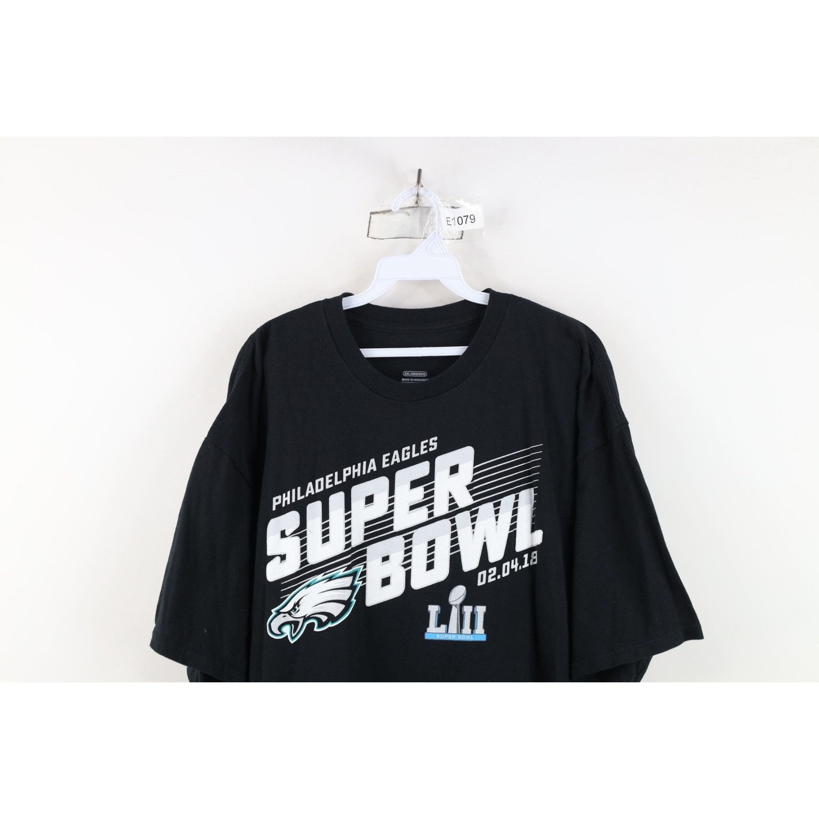 Vintage NFL Faded Super Bowl LIII Champs Philadelphia Eagles T-Shirt Size US XXL / EU 58 / 5 - 2 Thumbnail