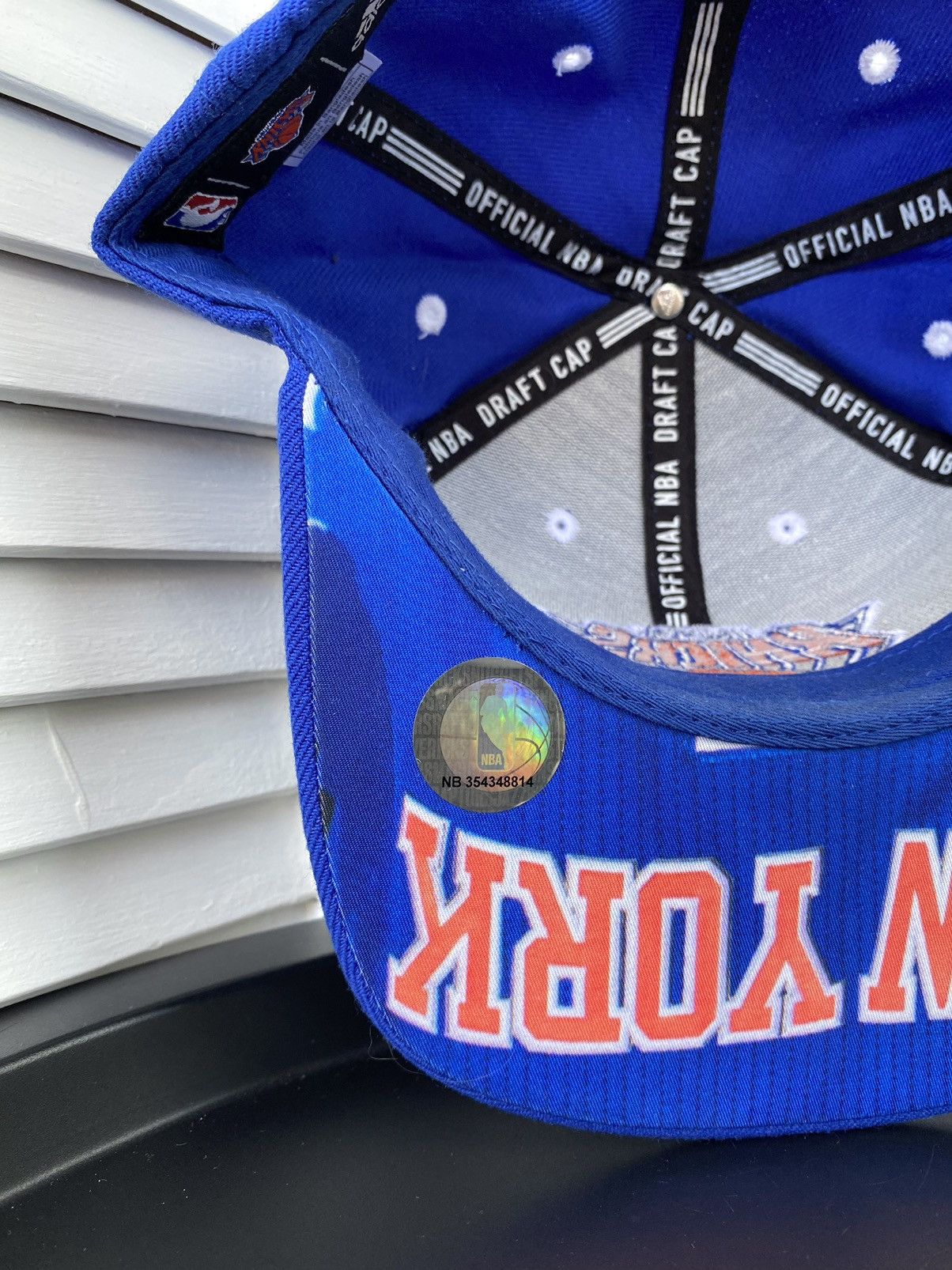 Adidas × NBA Adidas New York Knicks Draft NBA Basketball 2014 Snapback Size ONE SIZE - 10 Thumbnail