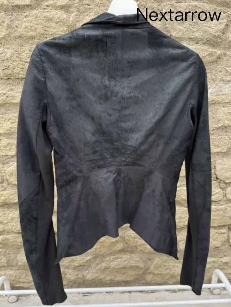 Rick Owens Rick Owens Sheepskin Irregular Cut Dark Jacket2412-Nextarrow Size US M / EU 48-50 / 2 - 2 Thumbnail