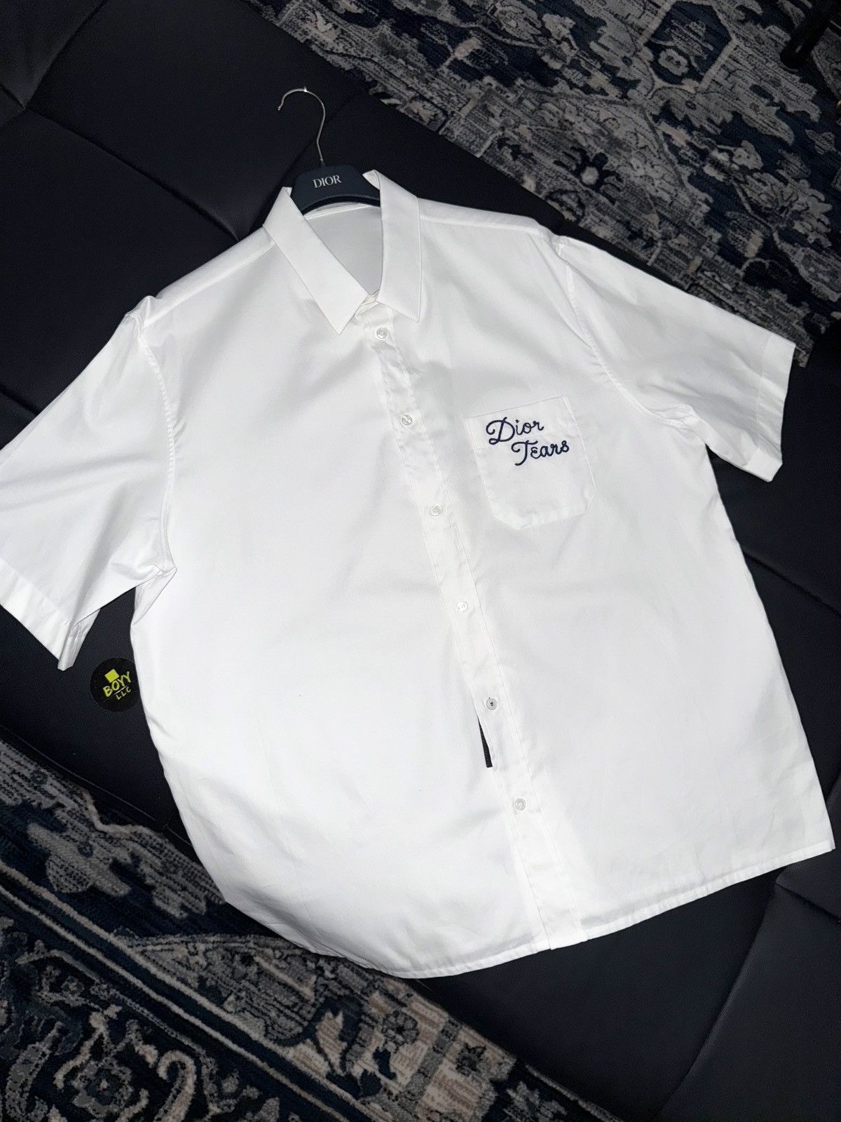 コラボ♪【Dior x Denim Tears】Relaxed-Fit Logo T-Shirt White Buy Dior x Denim Tears T-Shirt 'White' - 393J696I0849 C089