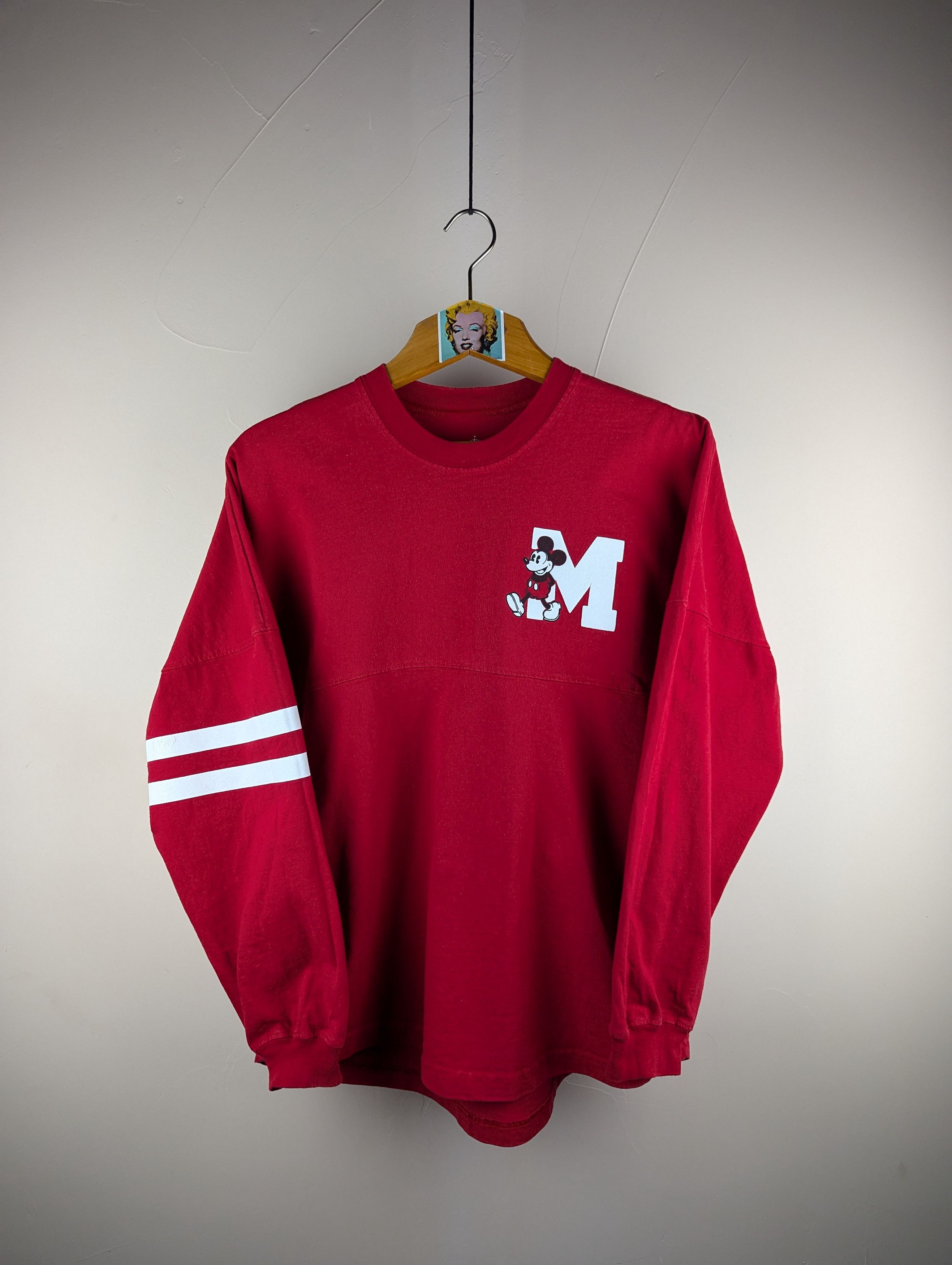 Disney × Vintage Vintage Disney Spirit Jersey y2k Spell Out Mickey Mouse Size US M / EU 48-50 / 2 - 1 Thumbnail