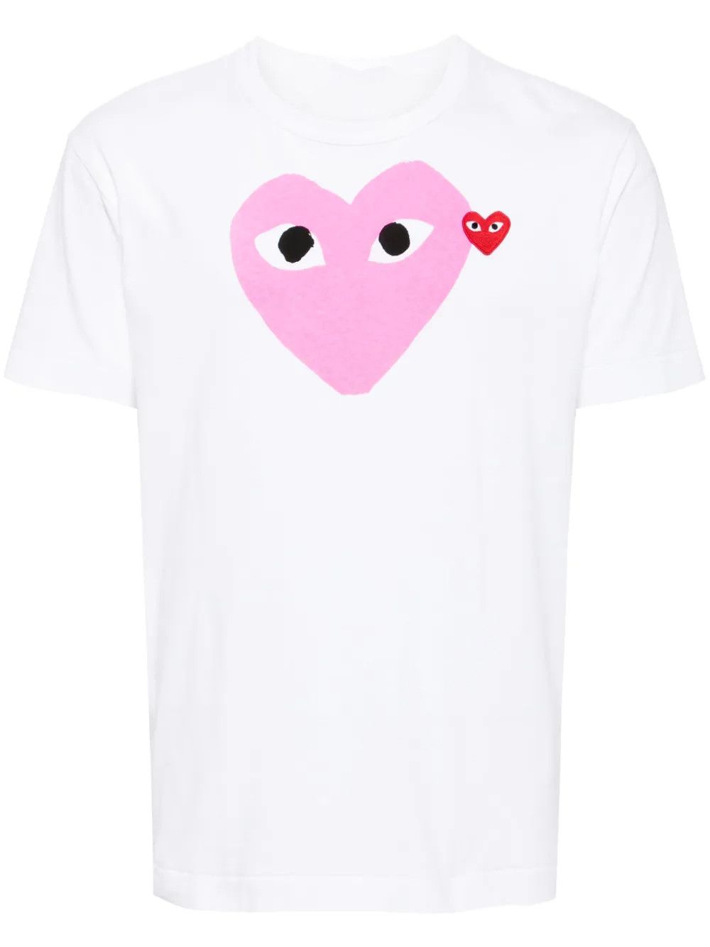 Other Heart Print T-Shirt in White – Minimal Graphic Style Size US M / EU 48-50 / 2 - 1 Thumbnail