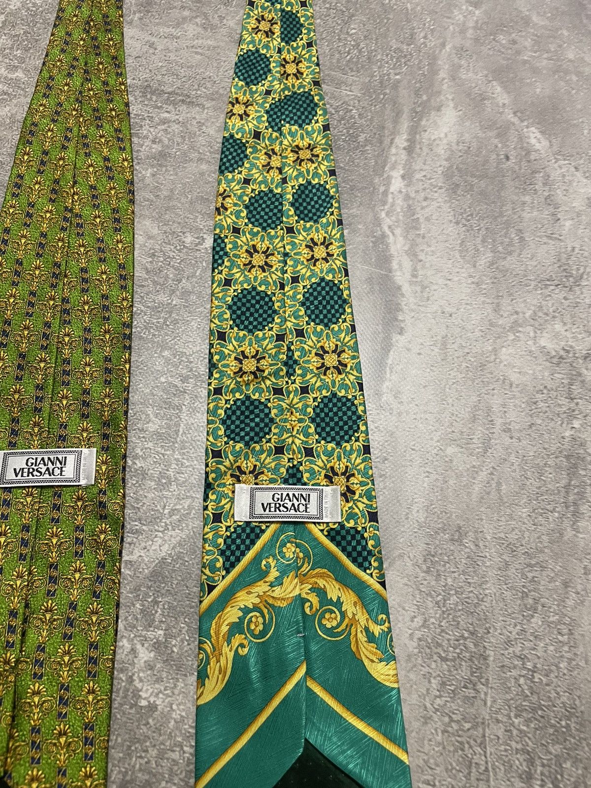 Versace x3 Vintage Gianni Versace Monogram Silk Ties Size ONE SIZE - 18 Thumbnail