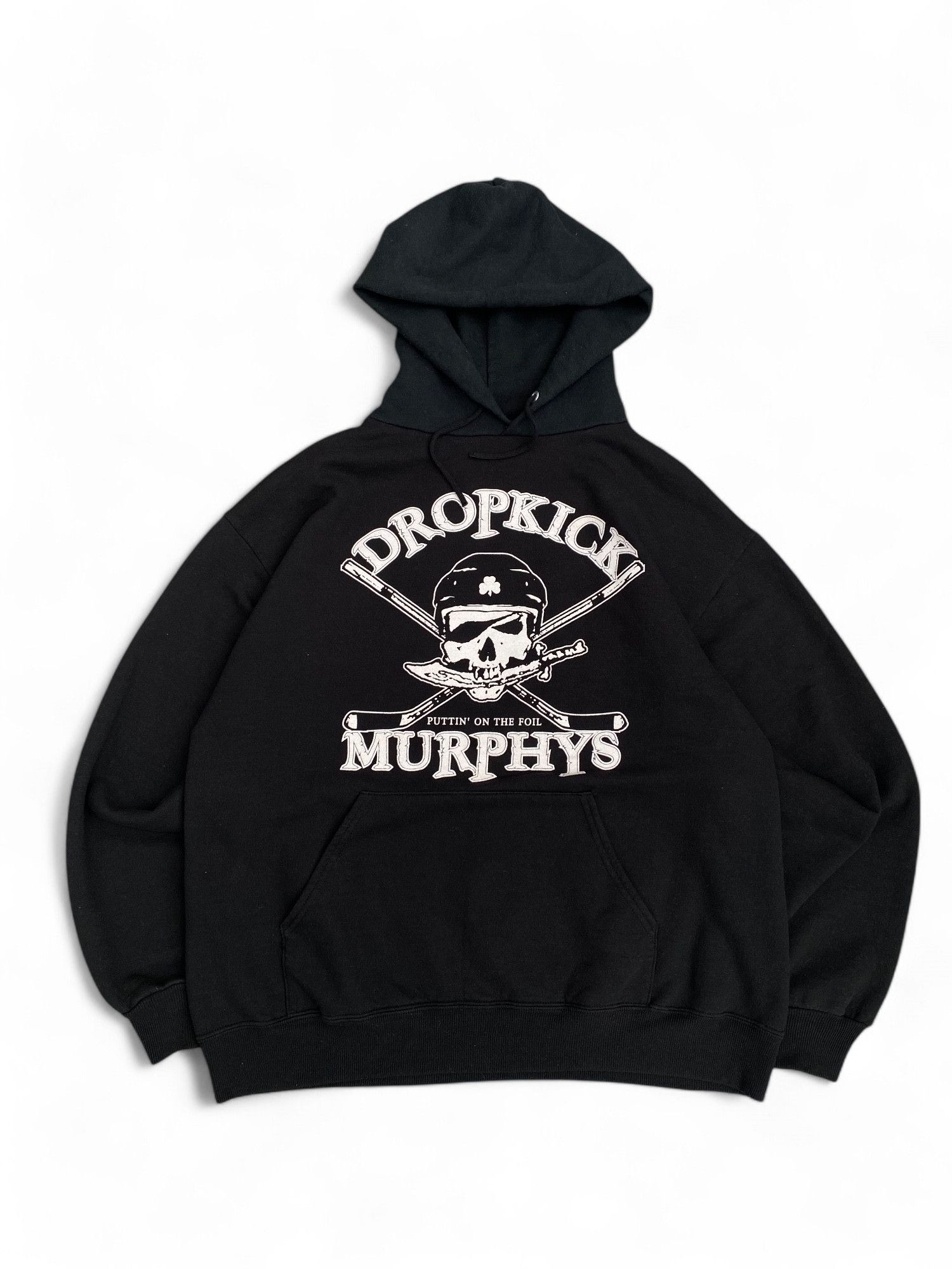 Band Tees × Vintage Vintage 90s Jerzees Dropkick Murphys Hoodie Size US L / EU 52-54 / 3 - 1 Thumbnail