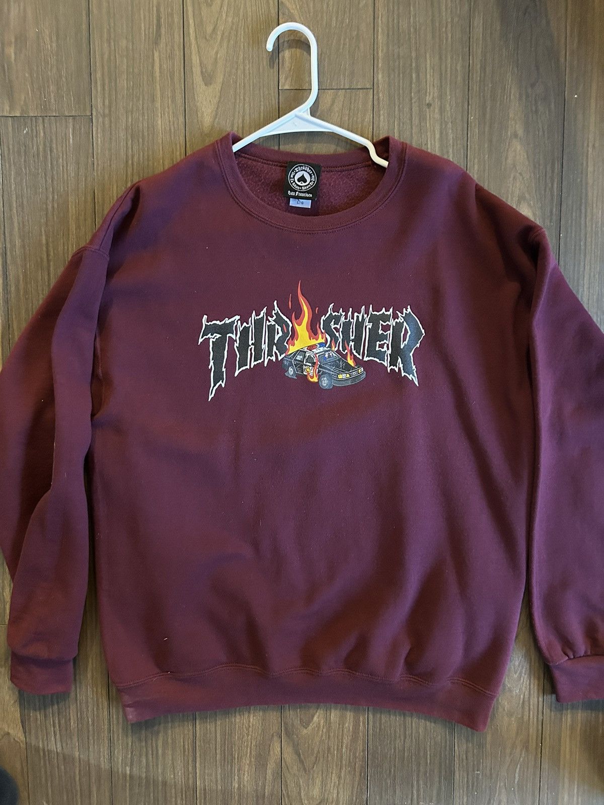 Thrasher Thrasher magazine crewnecks red Size US L / EU 52-54 / 3 - 1 Thumbnail