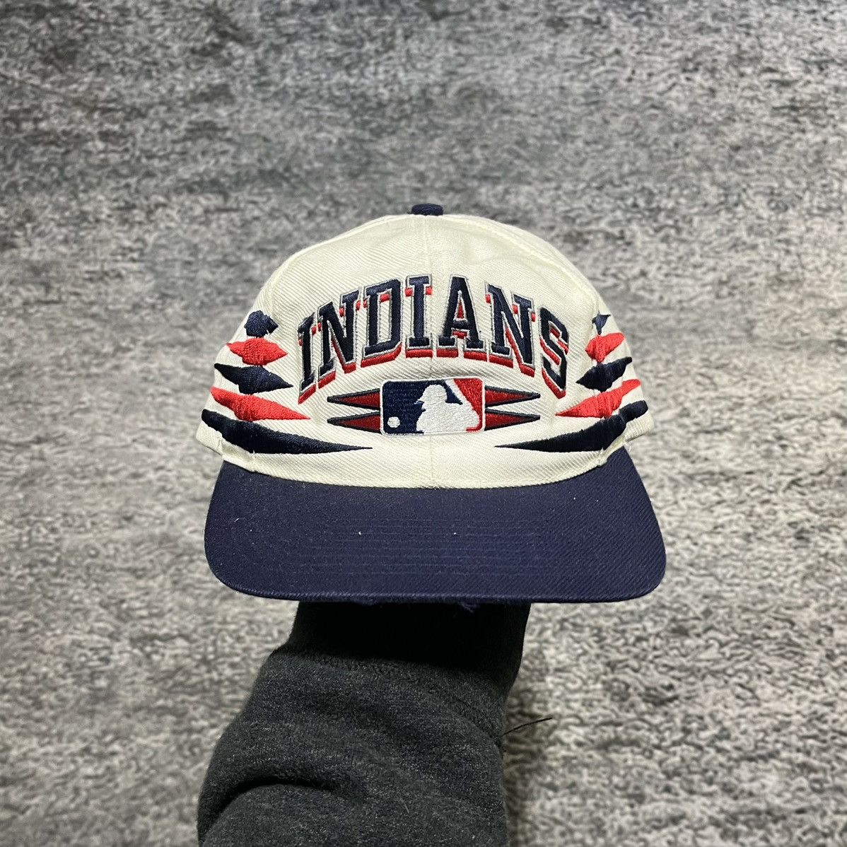 Logo Athletic Vintage 90s Cleveland Indians Logo Athletic Diamond Hat Size ONE SIZE - 1 Thumbnail