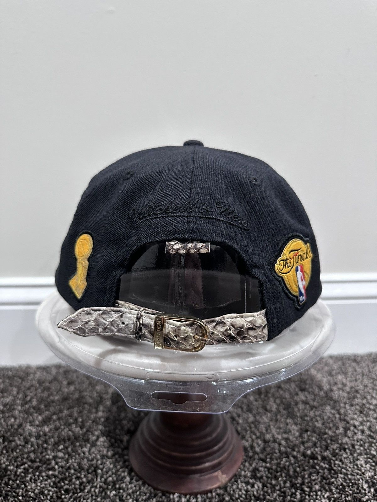 Just Don Just Don x Mitchell & Ness NBA GS Warriors Finals Patch Hat Size ONE SIZE - 3 Thumbnail