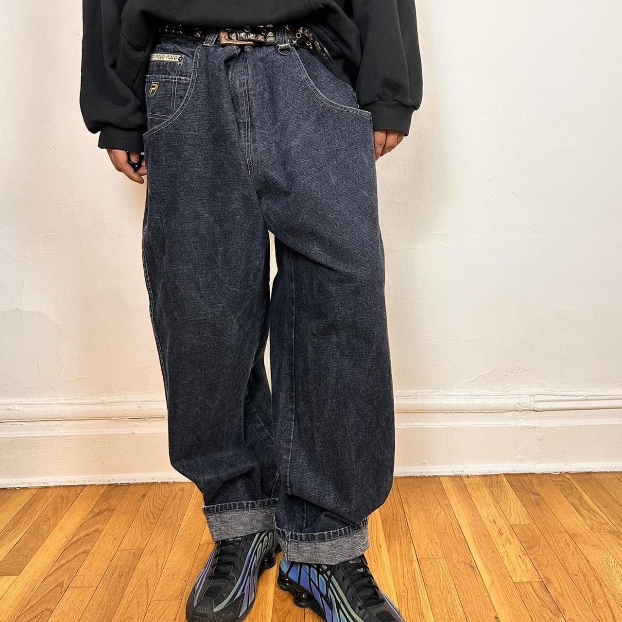 Vintage Vintage Paco Y2K Blue Baggy Skater Jeans size 44" Size US 44 / EU 60 - 1 Thumbnail