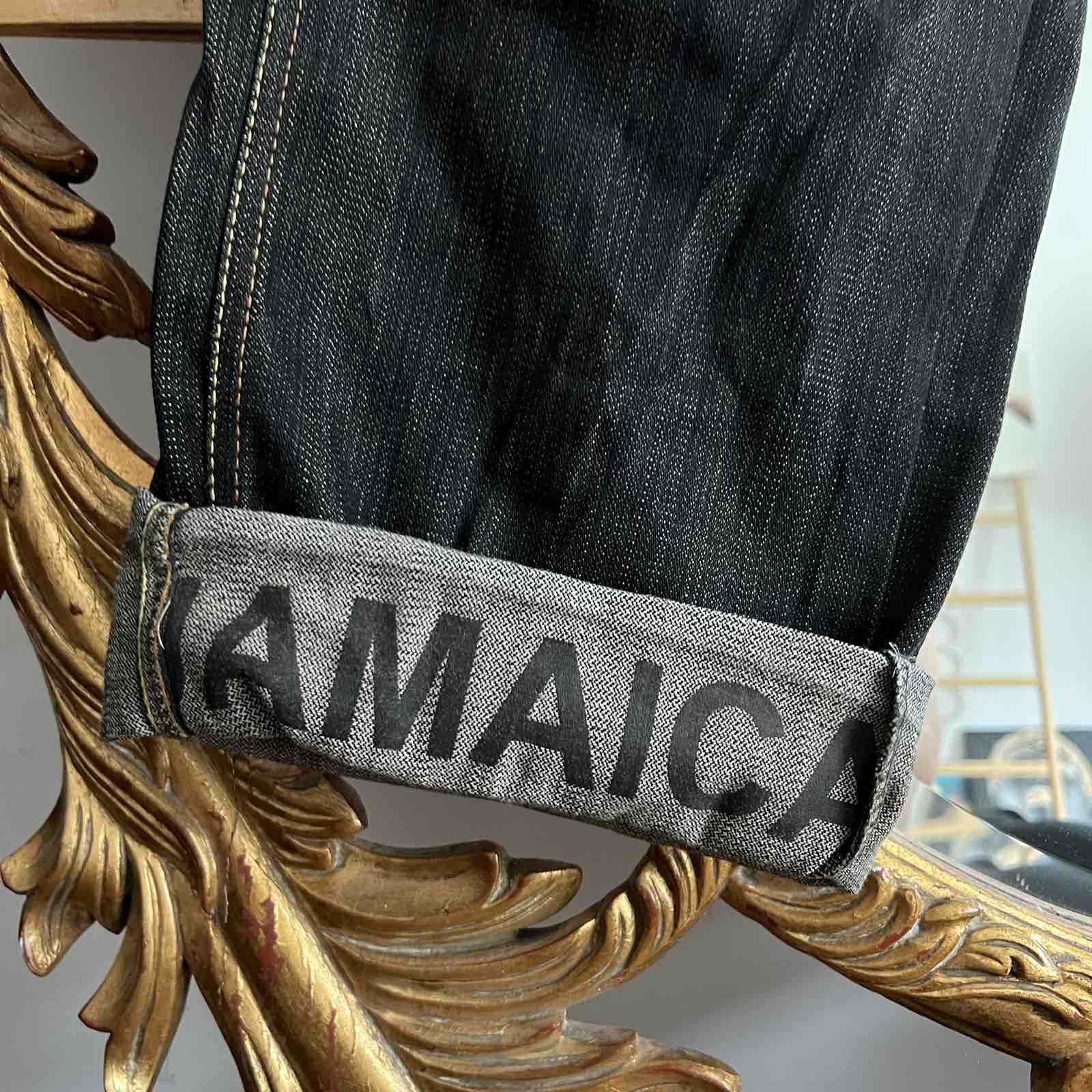 Japanese Brand VTG Jamaica club Like Evisu denim pants Sz 36 Size US 36 / EU 52 - 9 Thumbnail