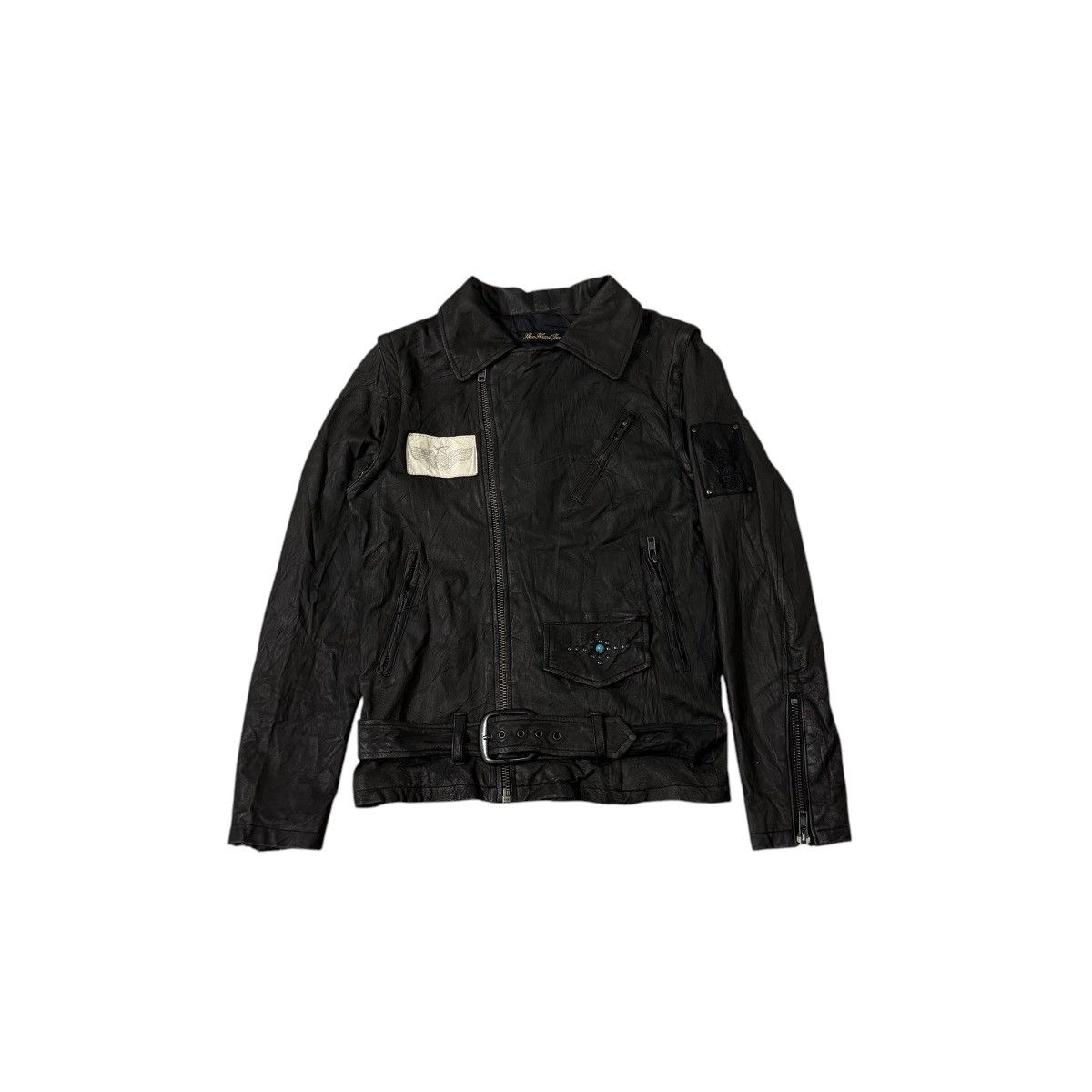 If Six Was Nine Vtg Small Parts Undercover Inspired Pigskin Leather Jacket Size US S / EU 44-46 / 1 - 2 Thumbnail