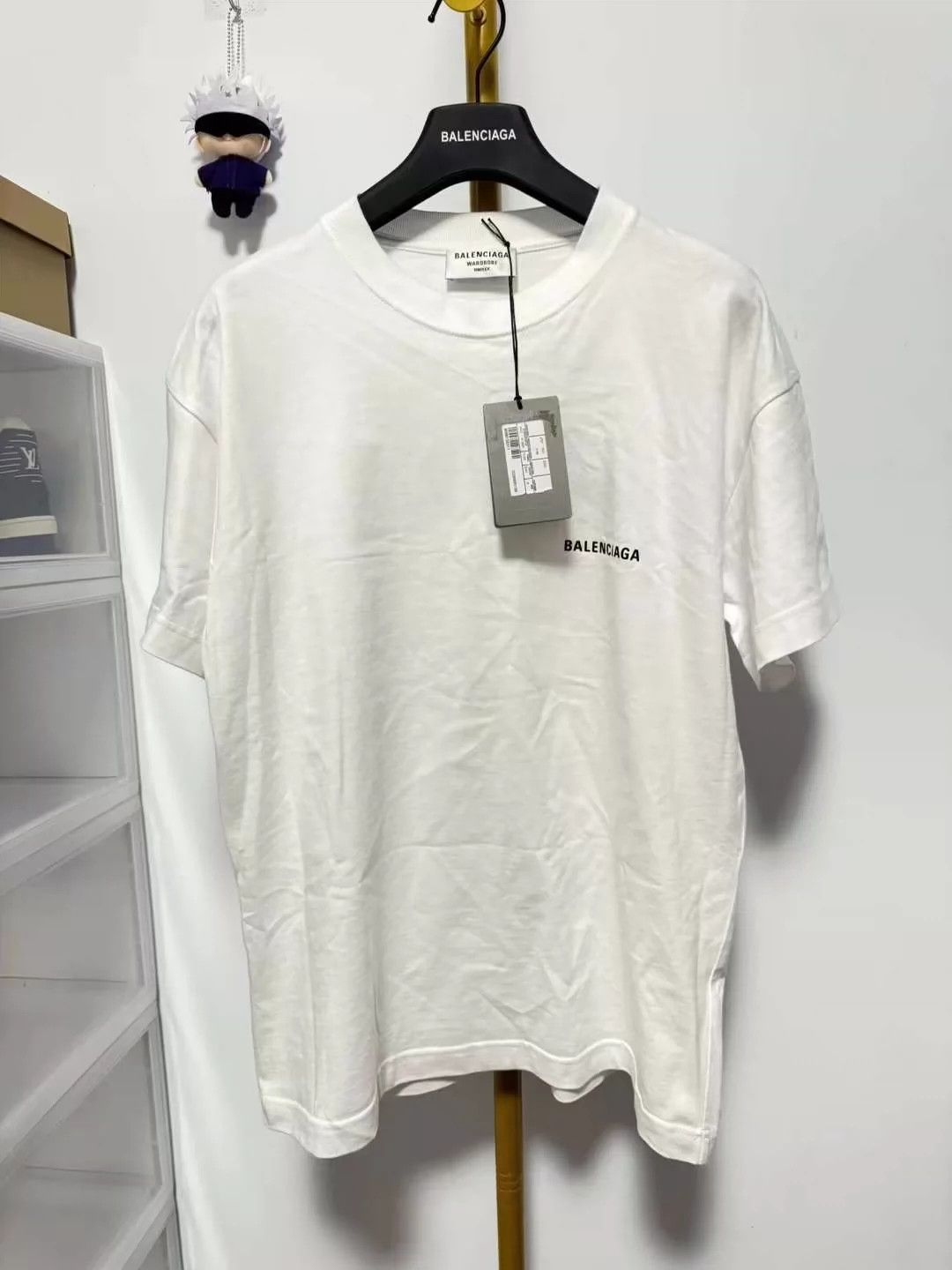 Balenciaga Balenciaga logo front and back short sleeves Size US S / EU 44-46 / 1 - 1 Thumbnail