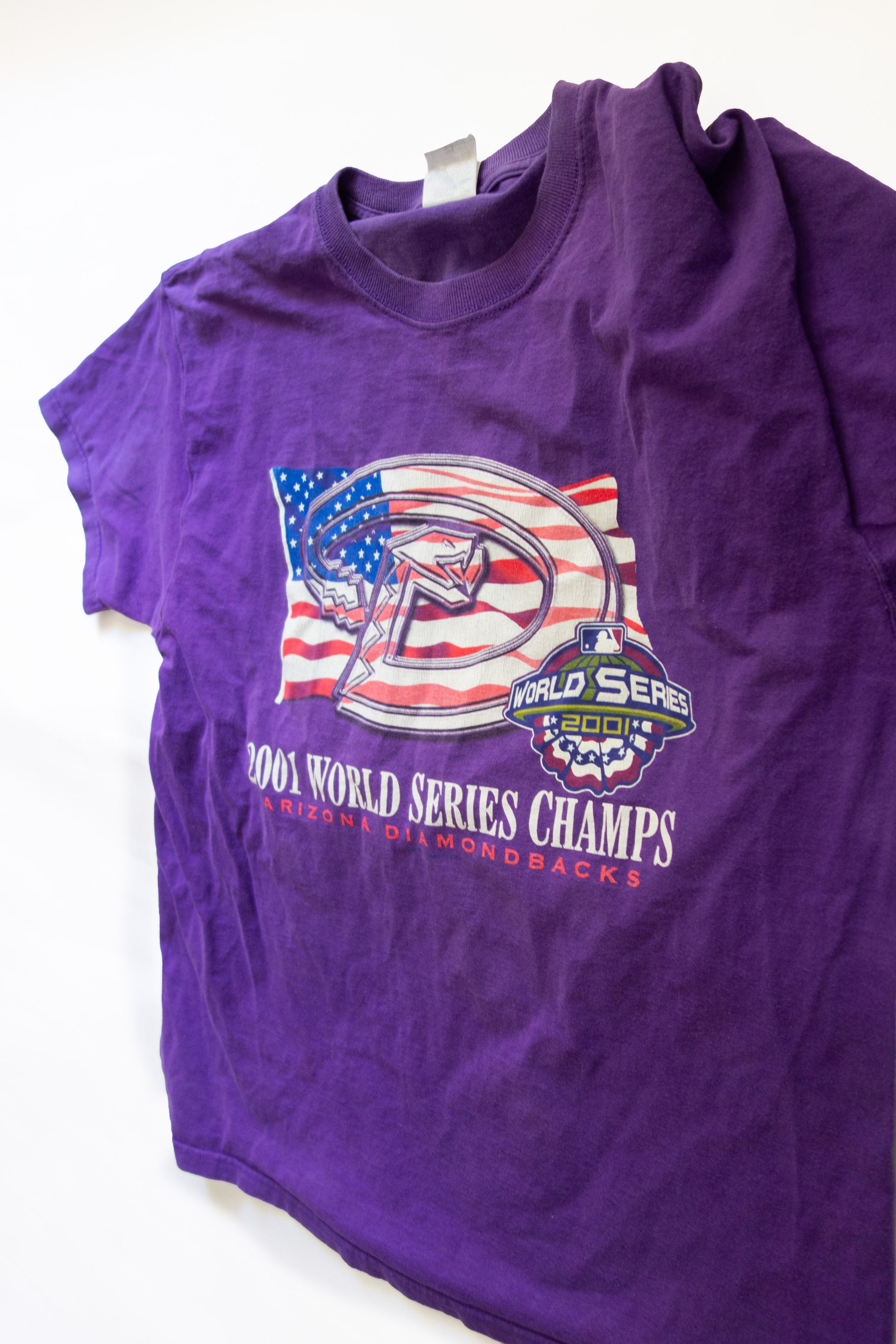 Vintage Vintage Y2K Arizona Diamondbacks 2001 World Series Shirt Size US XL / EU 56 / 4 - 5 Thumbnail