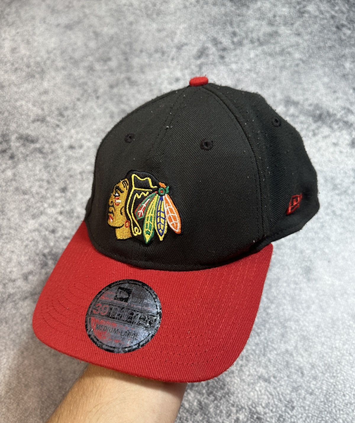 NHL × New Era New Era Chicago Black Hawks Cap NHL Streetwear USA rare Hat Size ONE SIZE - 1 Thumbnail