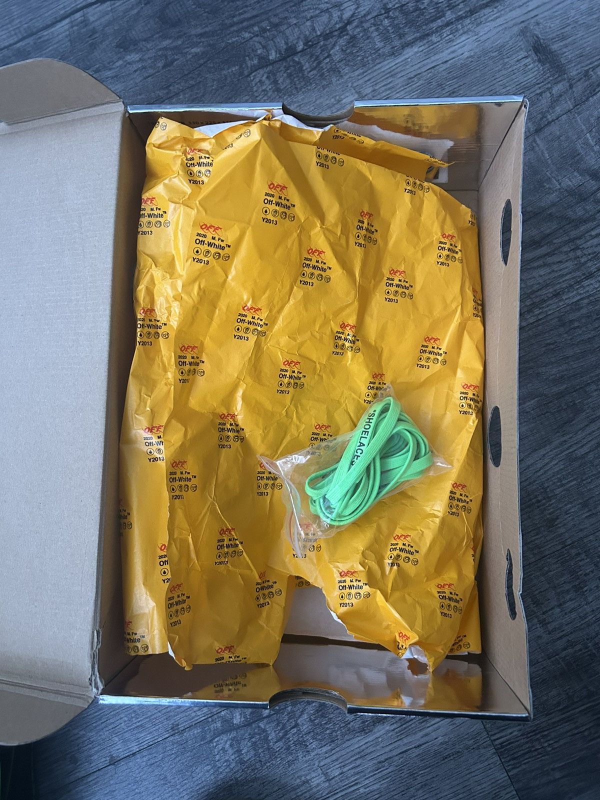 Nike × Off-White Nike Air Rubber Dunk Off-White Green Strike Size US 9 / EU 42 - 8 Thumbnail