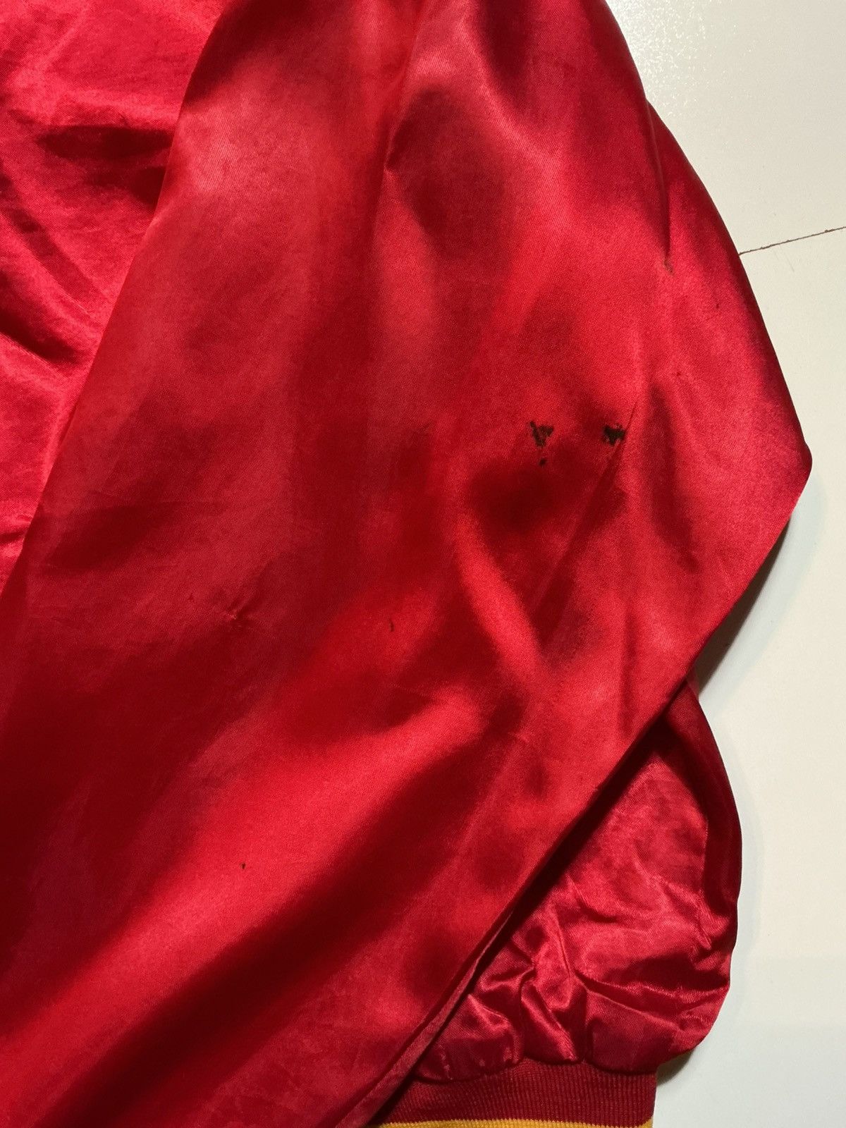 Swingster Vintage 80s Swingster U.S. Marines Satin Bomber Jacket Size US M / EU 48-50 / 2 - 10 Thumbnail