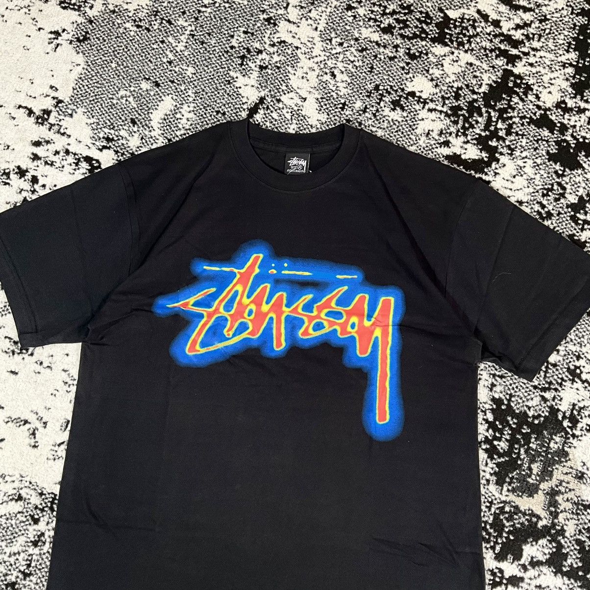 Stussy STUSSY THERMAL TEE BLACK - M Size US M / EU 48-50 / 2 - 2 Thumbnail