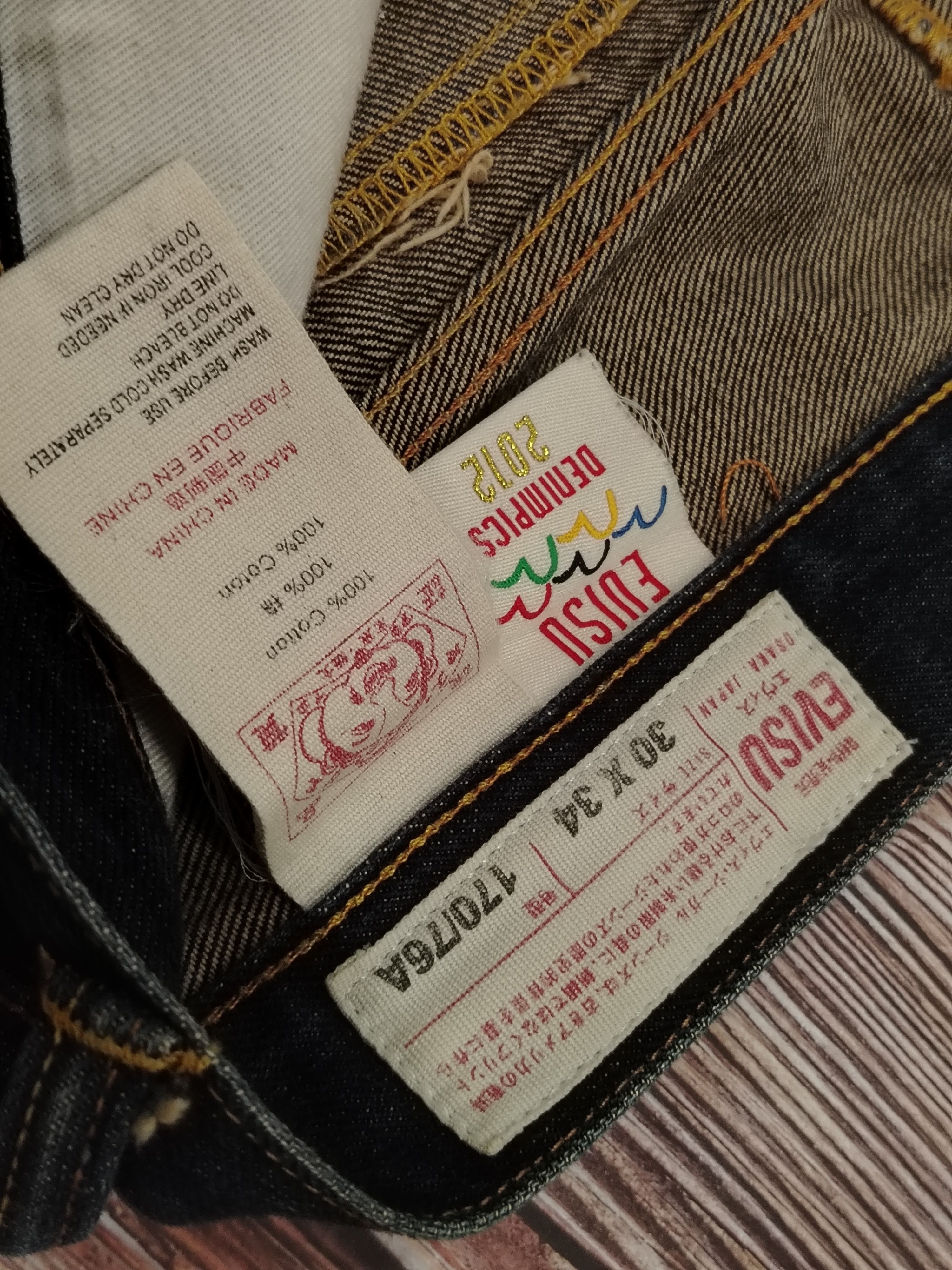 Evisu EVISU Jeans Vintage GB Flag Daicock Size US 30 / EU 46 - 9 Thumbnail