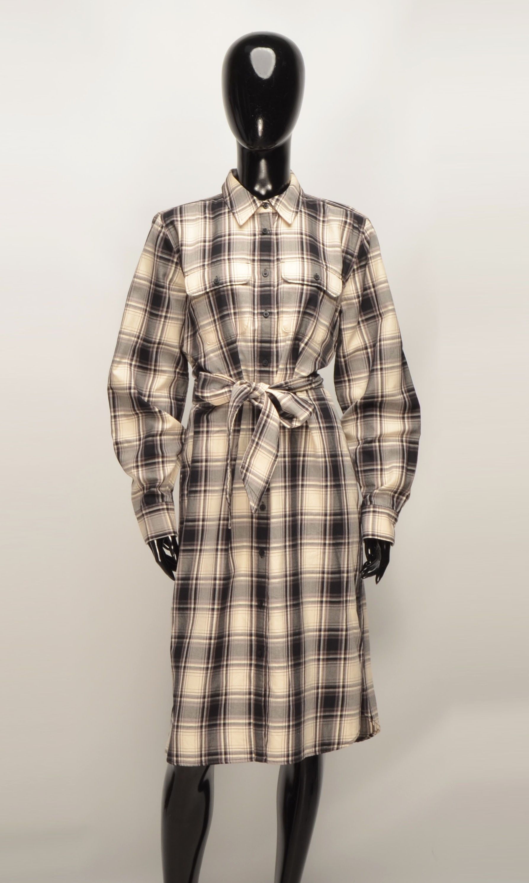Ralph Lauren Ralph Lauren Black Label Plaid Belted Shirt Dress Size M / US 6-8 / IT 42-44 - 1 Thumbnail