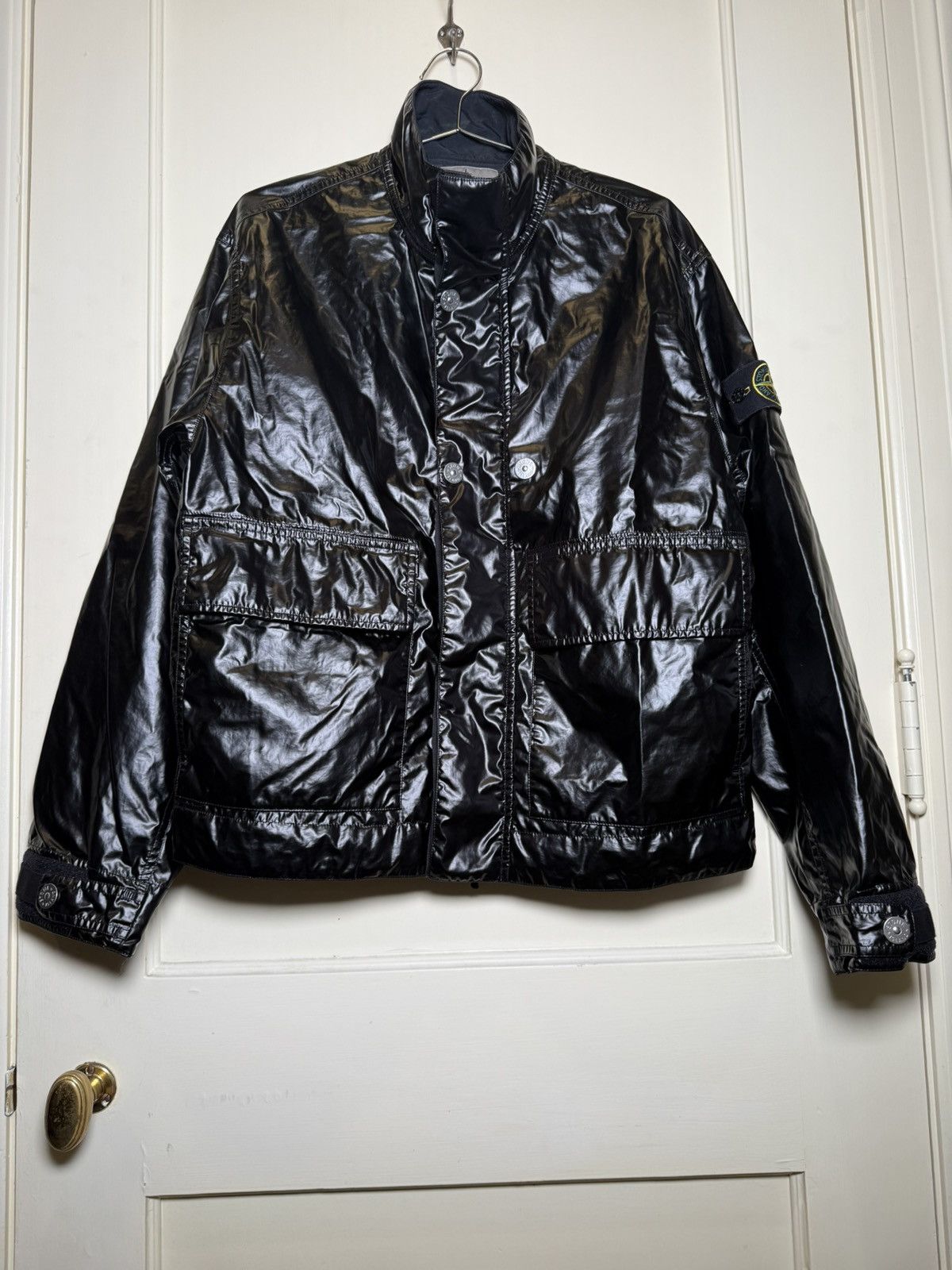 Stone Island Mussola Gommata-Tc Garment Dyed Jacket