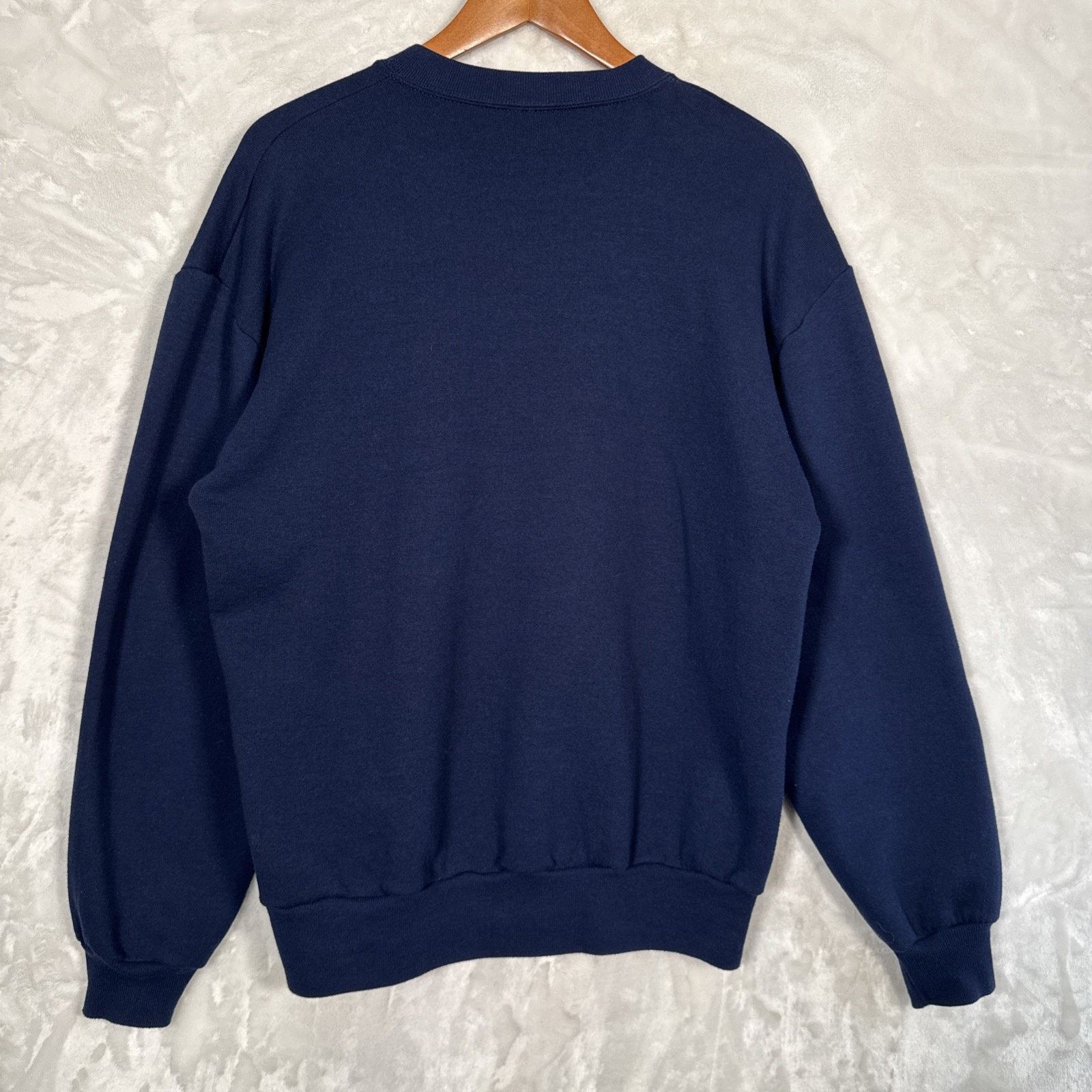 Hanes VTG Handmade Christmas sweatshirt Santa puffy paint Size L / US 10 / IT 46 - 10 Thumbnail