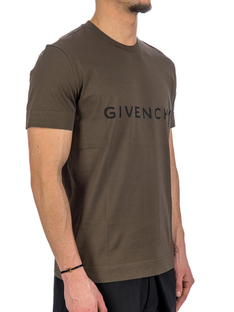 Givenchy o1srvl11e1024 Slim Fit T-Shirt in Brown Size US XL / EU 56 / 4 - 4 Thumbnail
