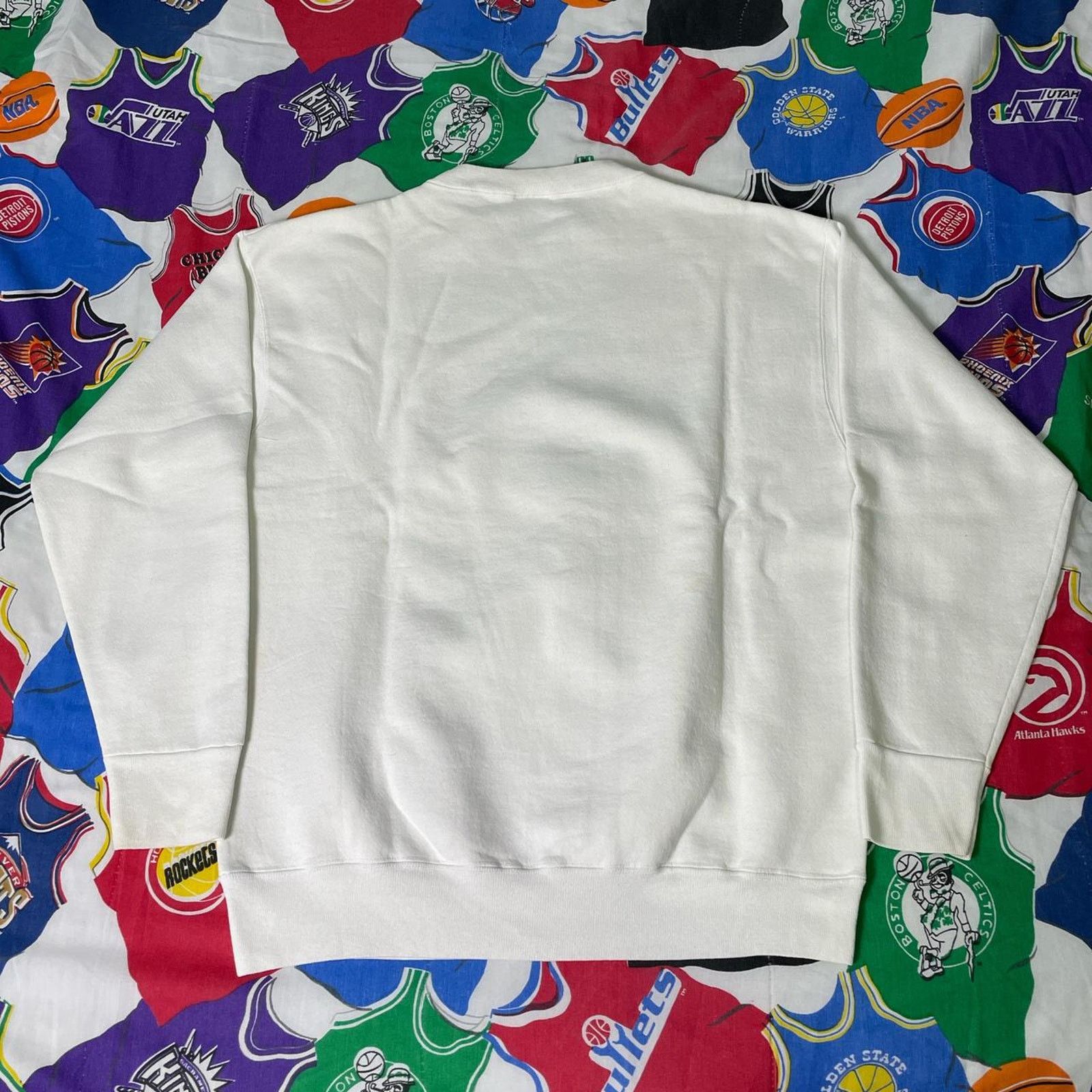 NCAA × Vintage Vintage 90s NCAA Georgetown Hoyas Basketball Crewneck Size US L / EU 52-54 / 3 - 2 Thumbnail